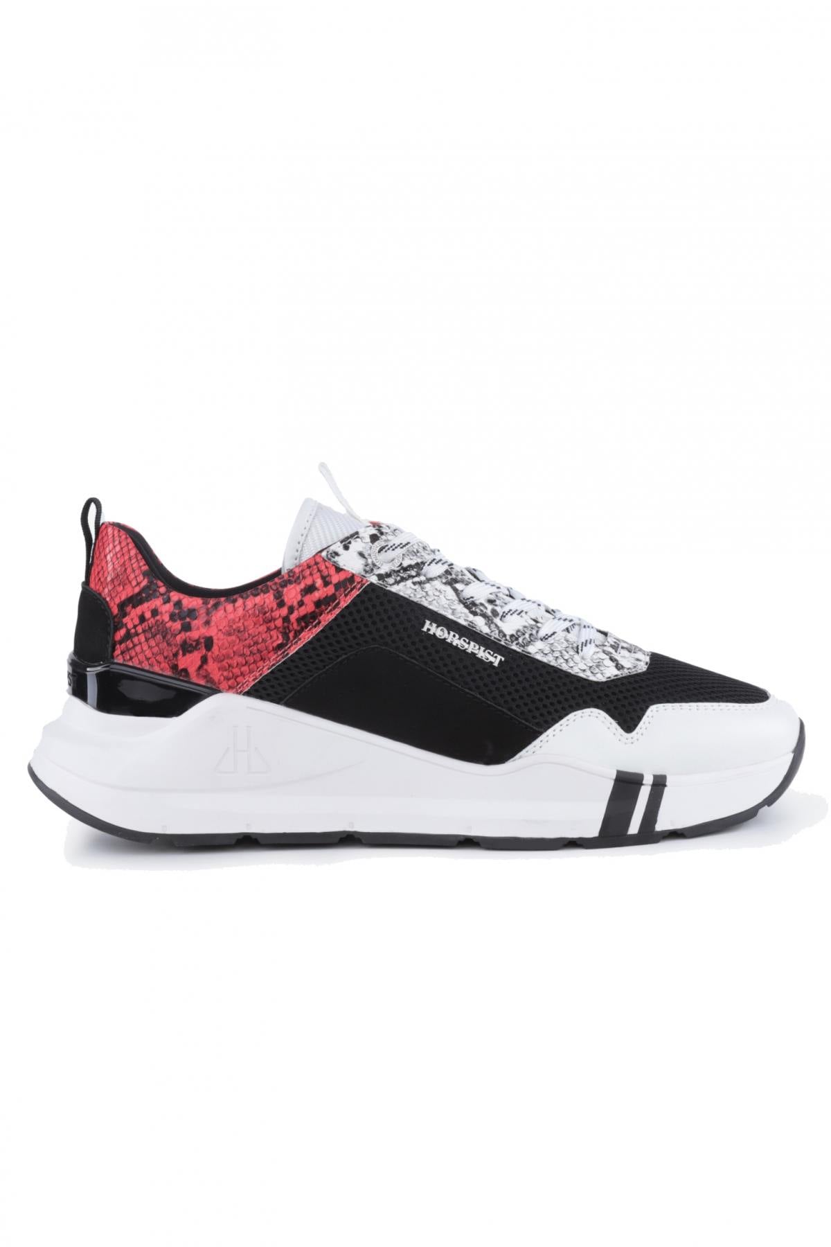 Baskets En Cuir Homme Horspist CONCORDE PYTHON MULTICO — vue 2
