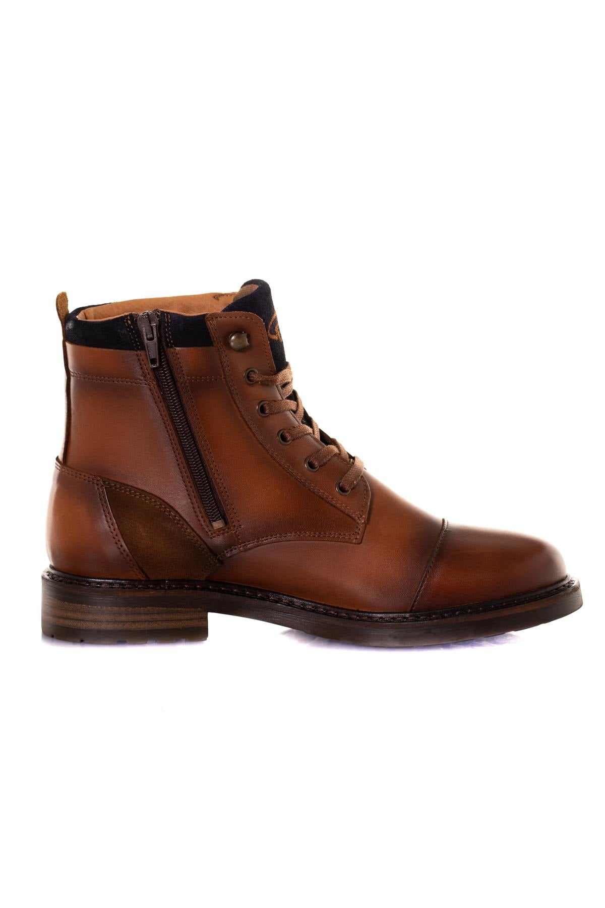 Boots / Bottes Femme Redskins FLORINE COGNAC MARINE  — vue 2