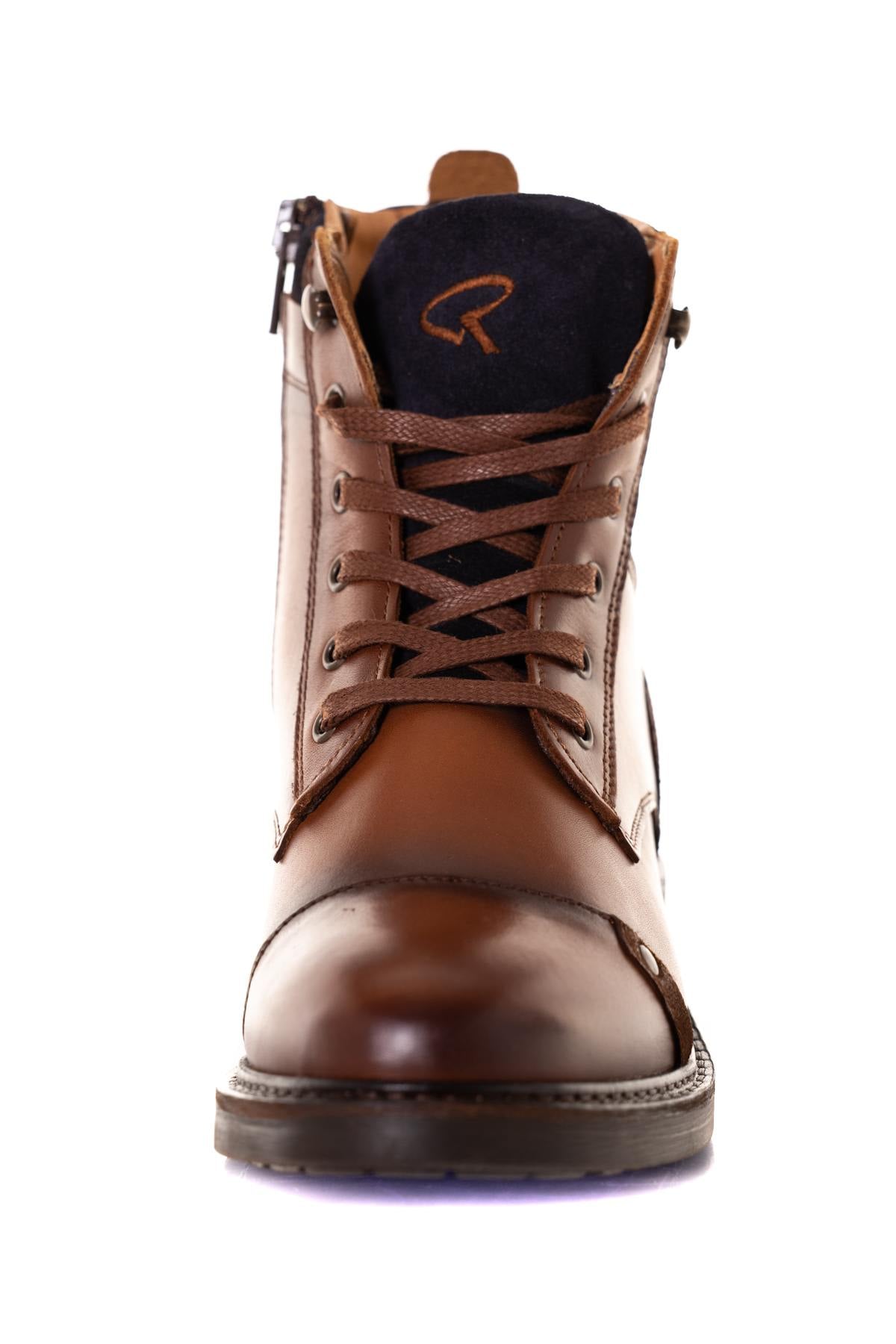 Boots / Bottes Femme Redskins FLORINE COGNAC MARINE  — vue 5