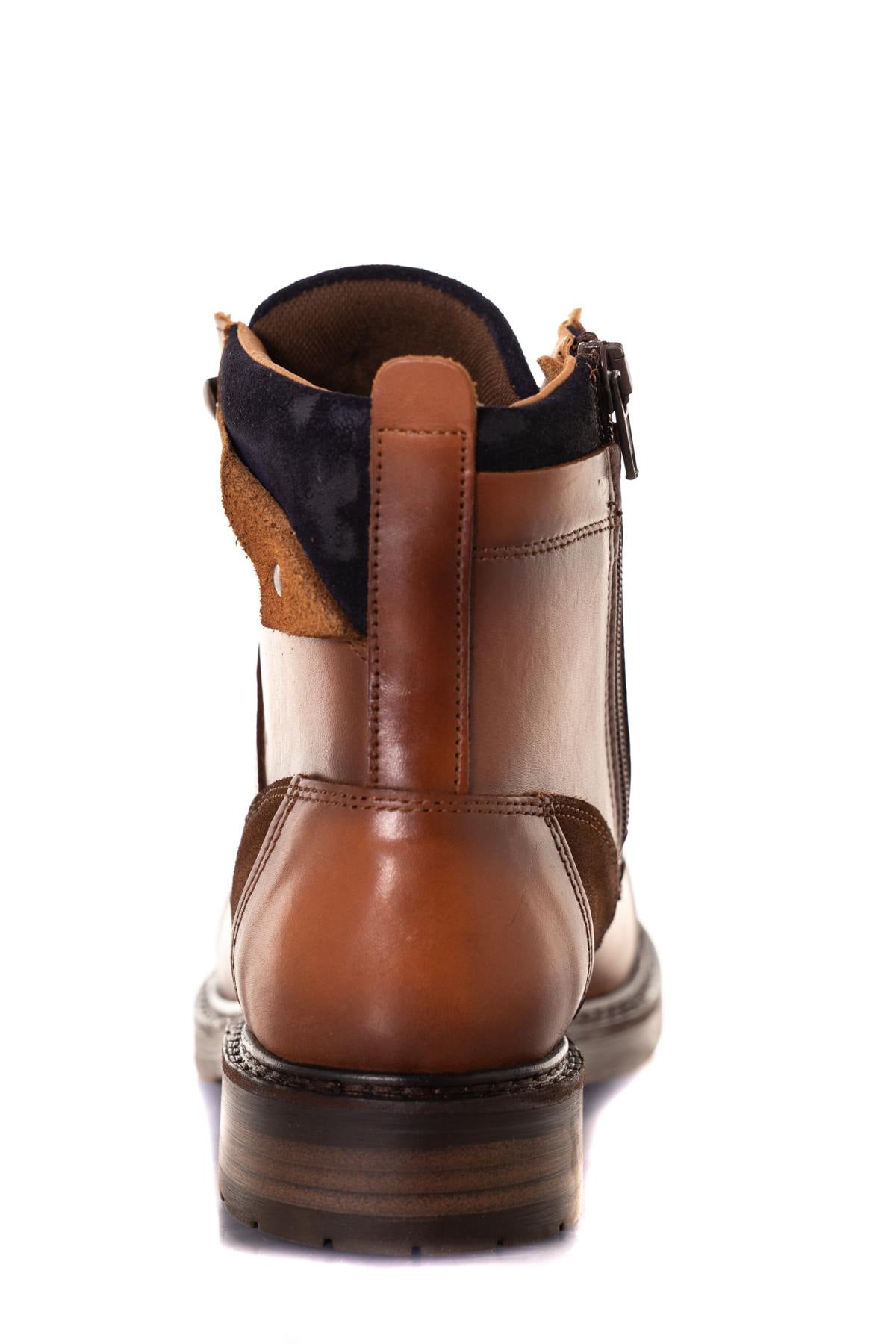 Boots / Bottes Femme Redskins FLORINE COGNAC MARINE  — vue 6