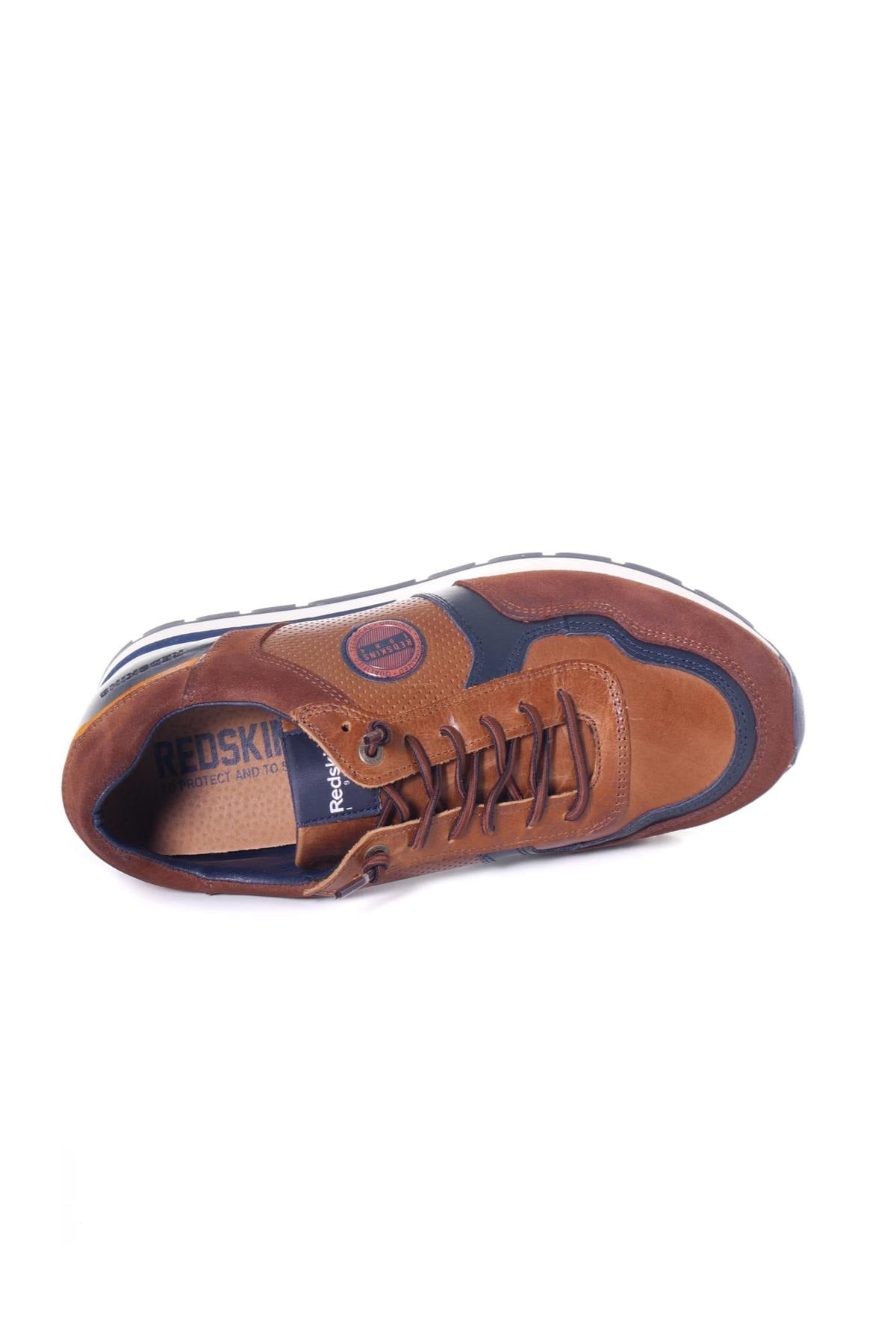 Zapatos De Piel Hombre Redskins STITCH2 COGNAC MARINE — vista 3