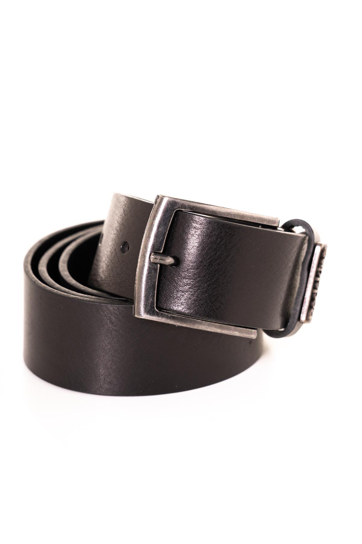 Ceinture En Cuir Vert Foncé – Taille 36 – Neuf Sans étiquette – Style Sneak Skin