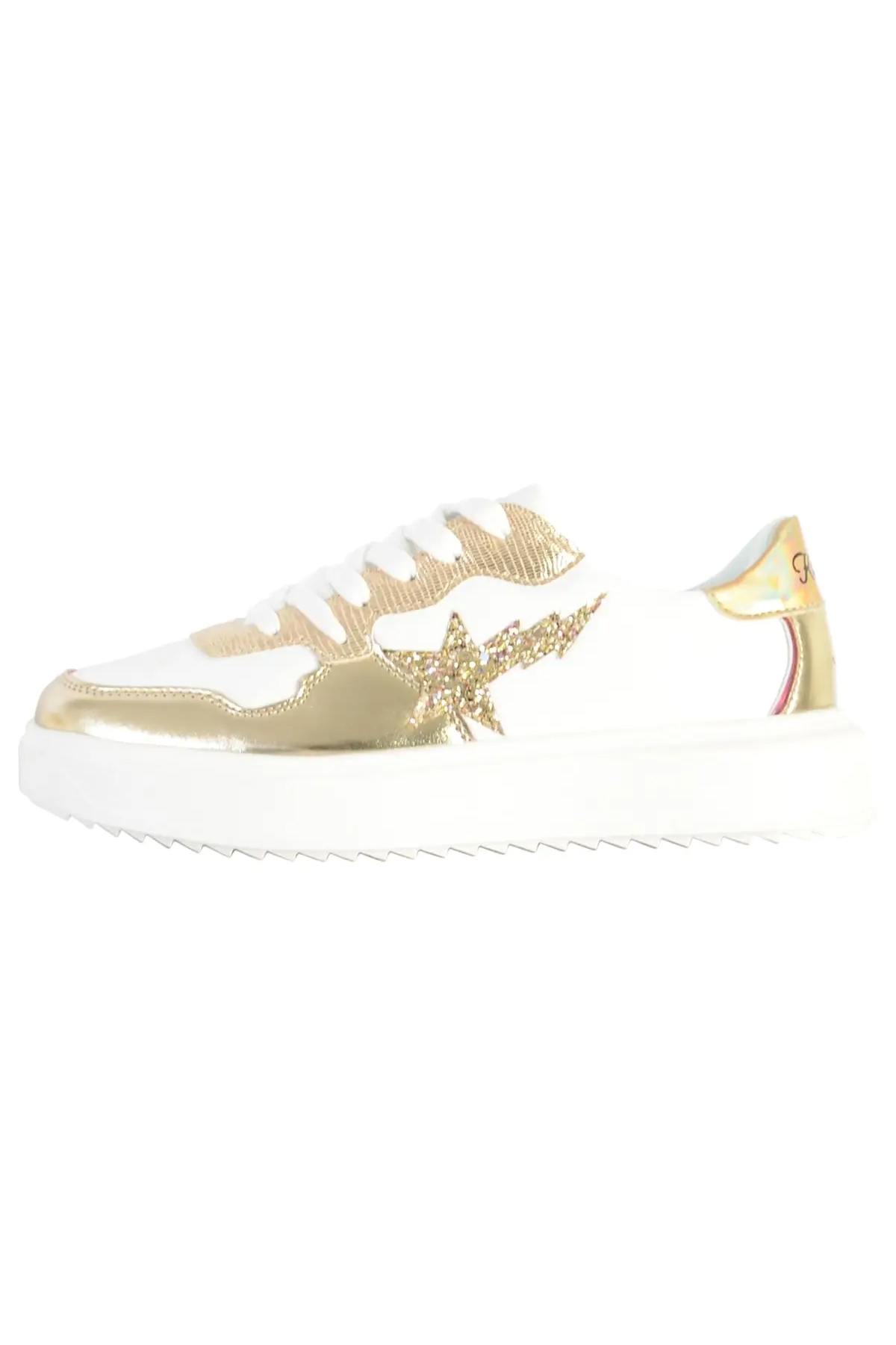 Damen Ledersneakers Kaporal Shoes HARLOW BLANC OR — Ansicht 5