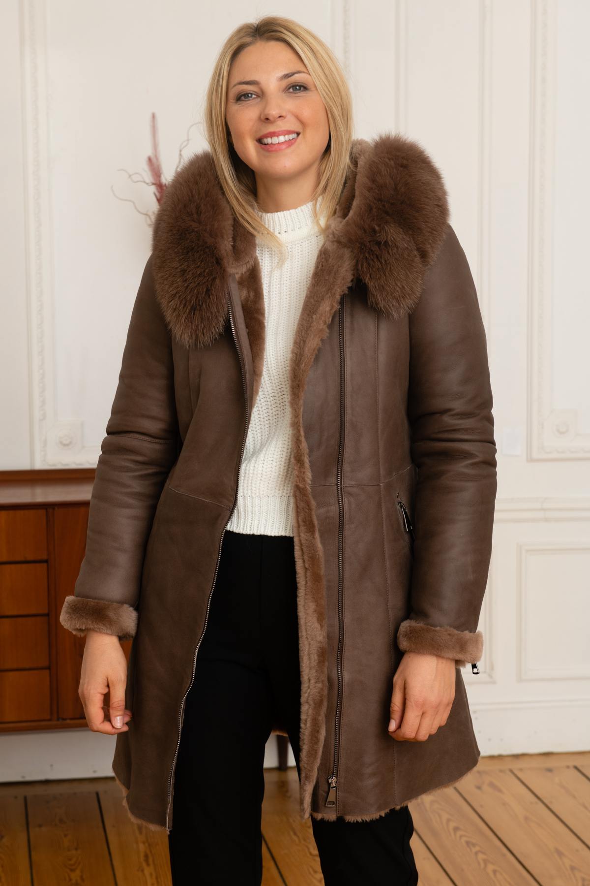 Damen Mantel Cityzen NAPOLI CHOCOLAT — Ansicht 1