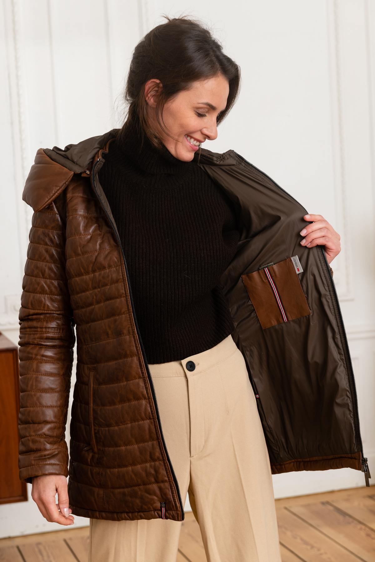 Jacke Cognac Damen