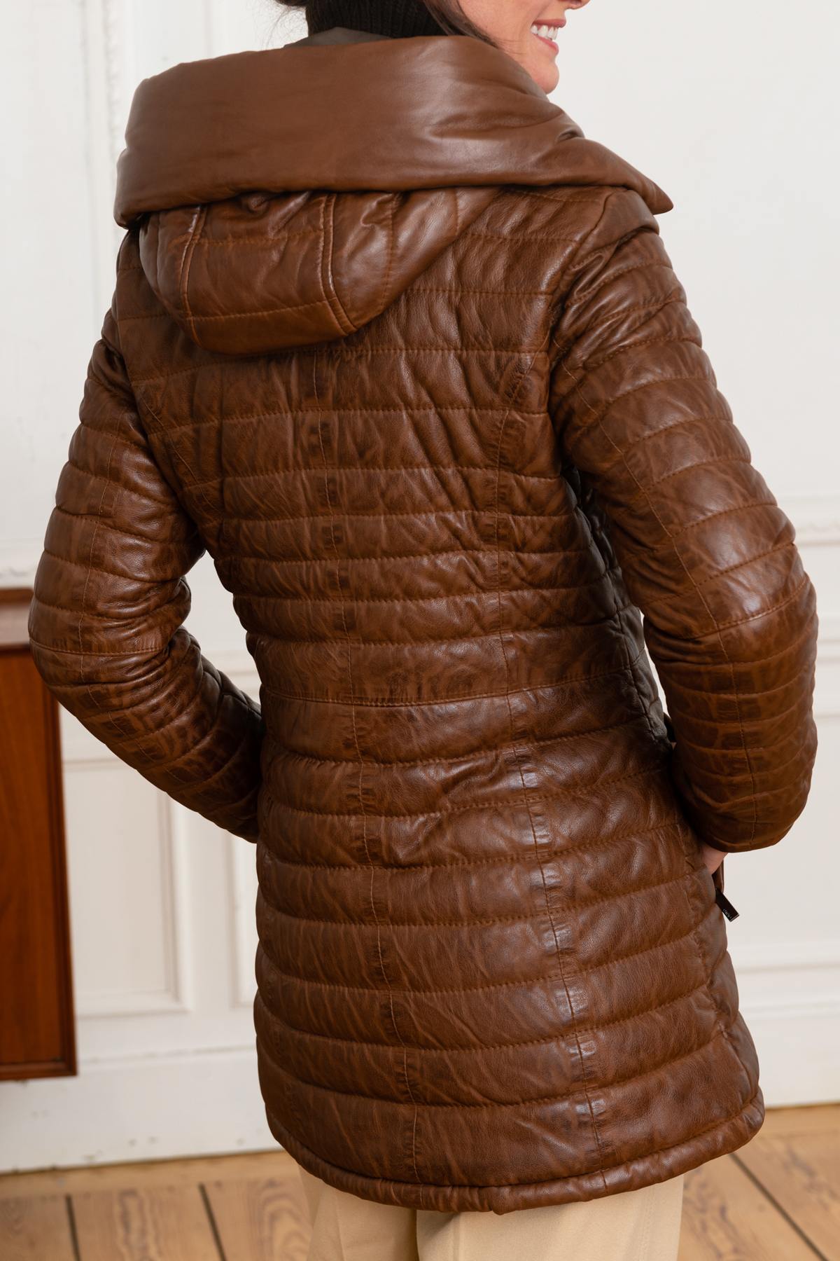 Damen Jacke Oakwood HOPPER COGNAC 507 — Ansicht 3