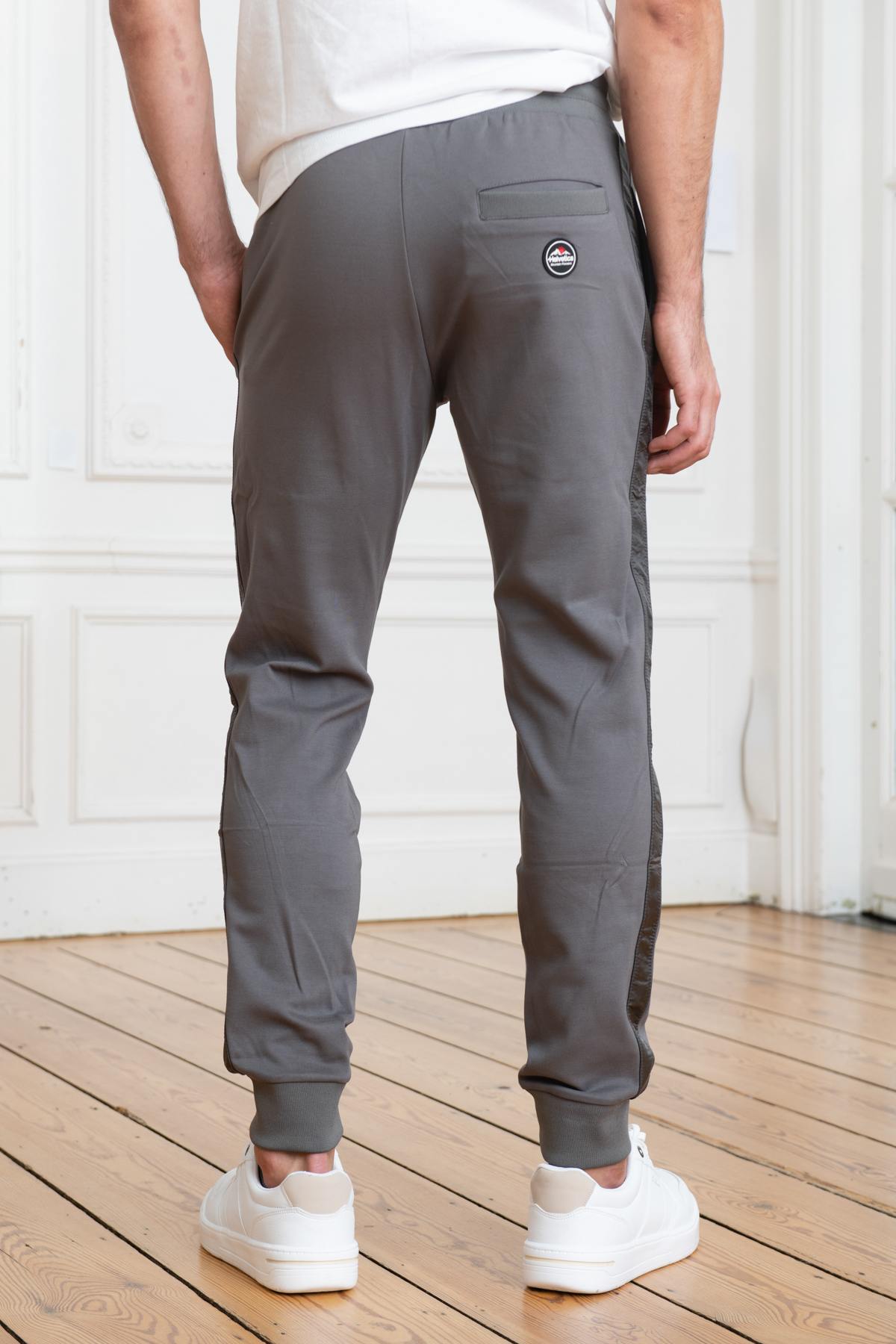 Pantalon Homme Helvetica Mountain Pioneers FAREL DARK GREY — vue 3