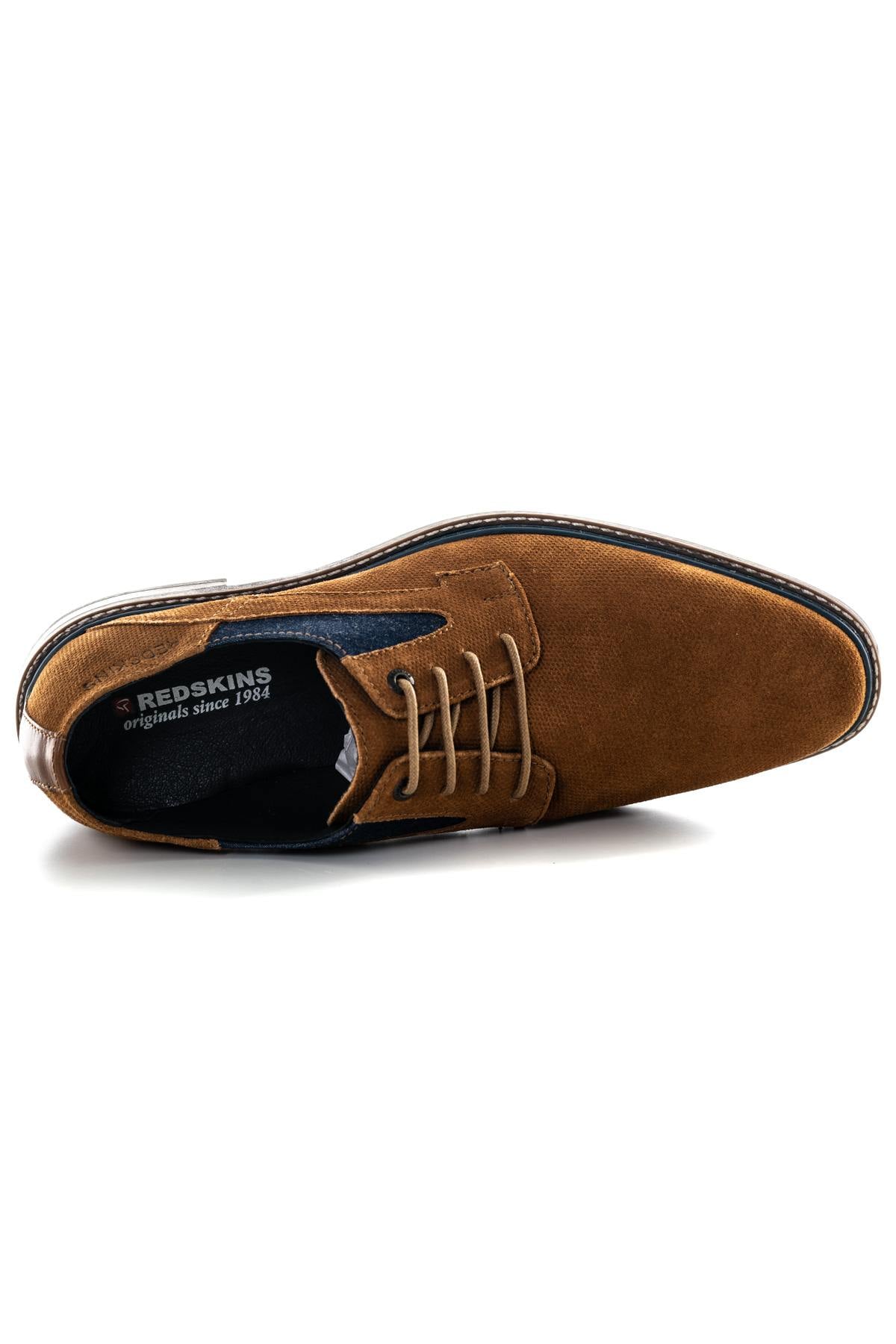 Zapatos Cordones Hombre Redskins SOLIDE COGNAC MARINE — vista 3