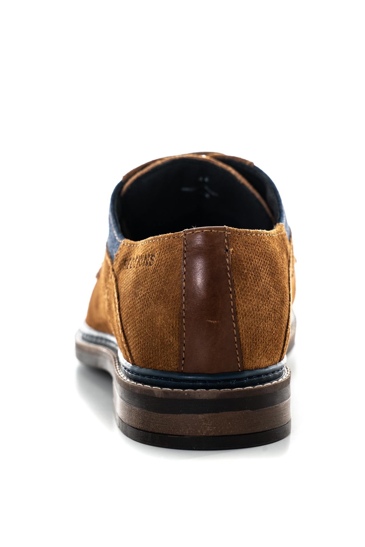Zapatos Cordones Hombre Redskins SOLIDE COGNAC MARINE — vista 6