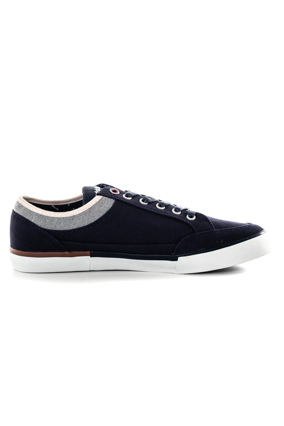 Baskets En Toile Homme Redskins GENIAL MARINE GRIS — vue 2