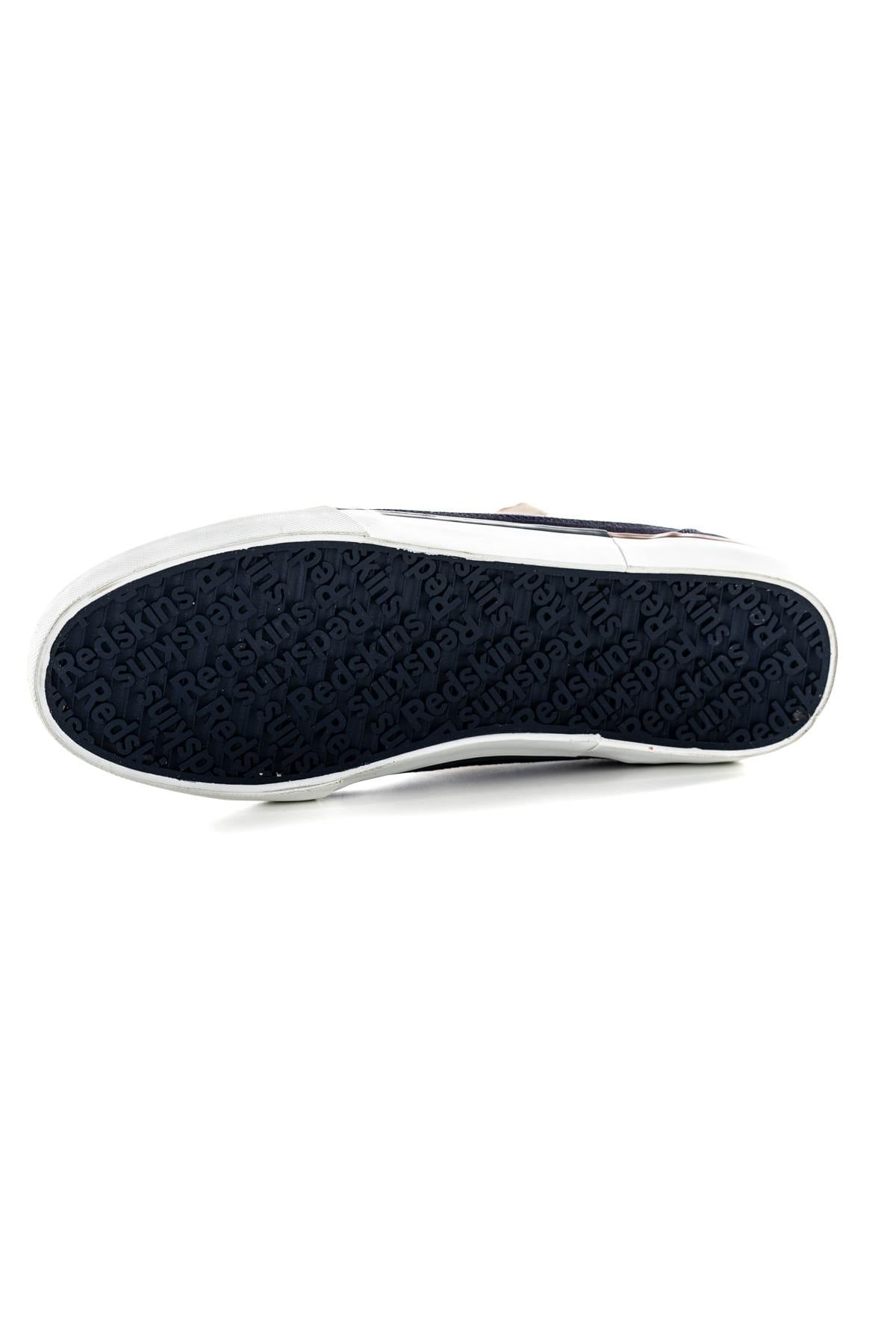Baskets En Toile Homme Redskins GENIAL MARINE GRIS — vue 4
