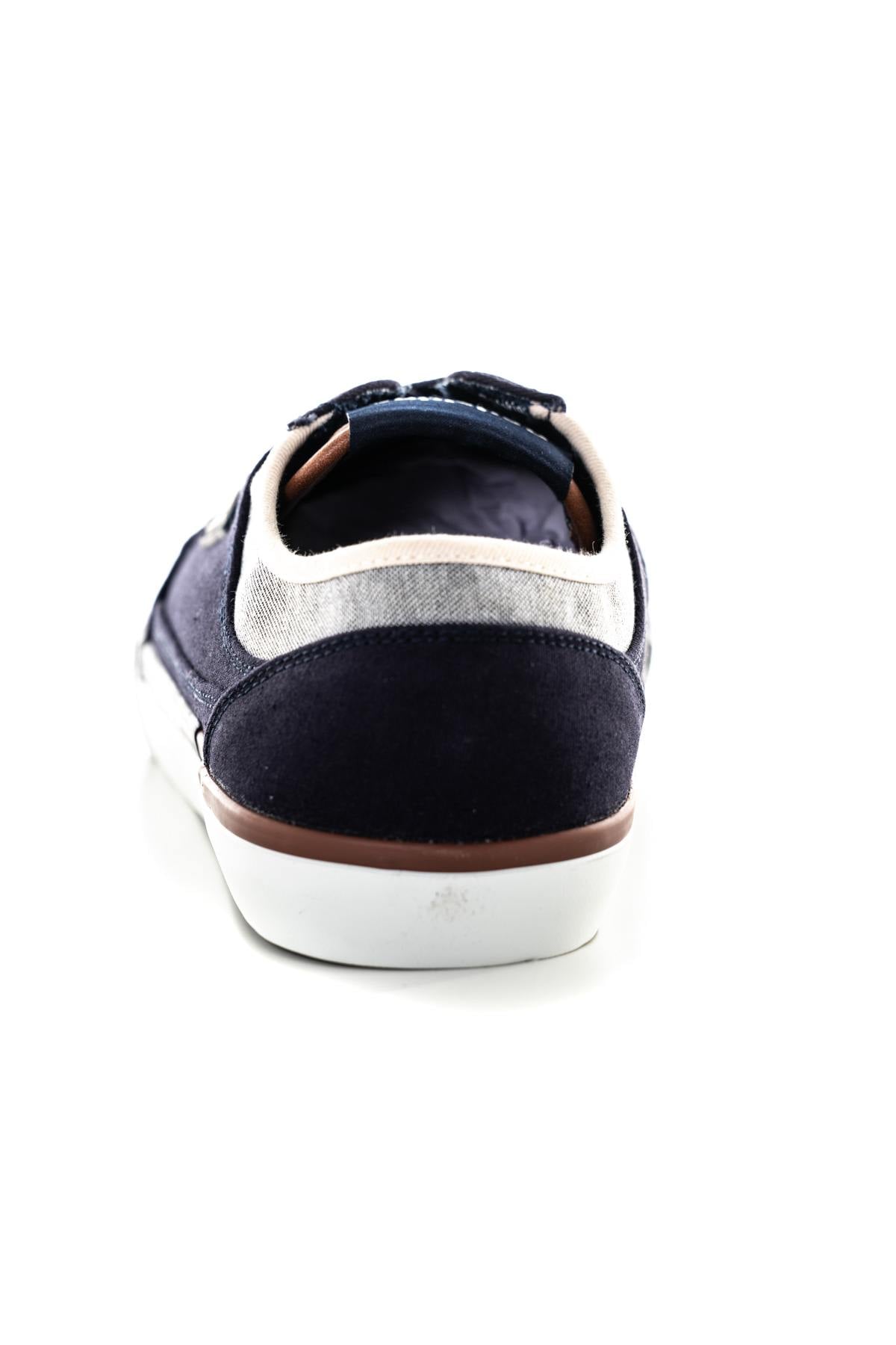 Baskets En Toile Homme Redskins GENIAL MARINE GRIS — vue 6