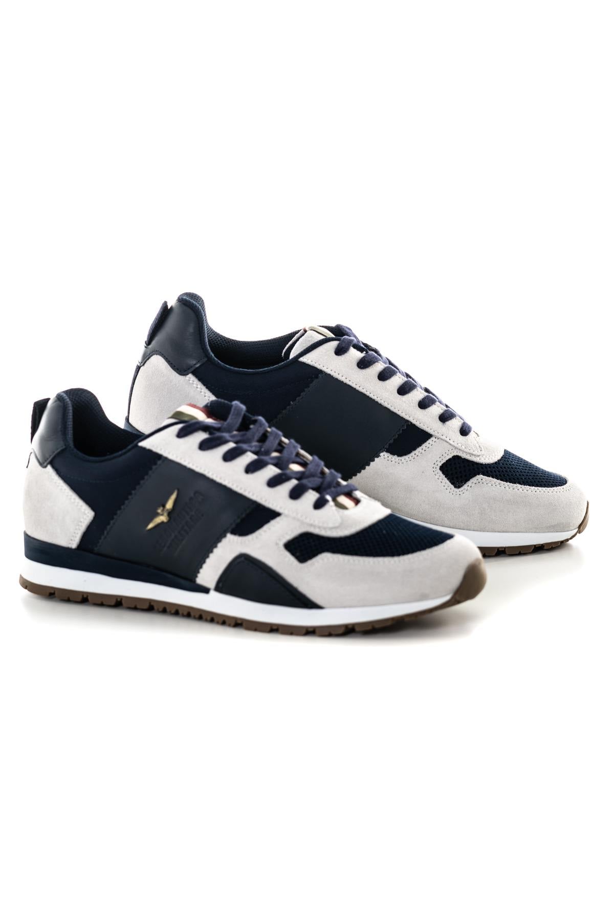 Herren Freizeitschuhe Aeronautica Militare 231SC246CT3106 94402 BLU GRIGIO — Ansicht 1