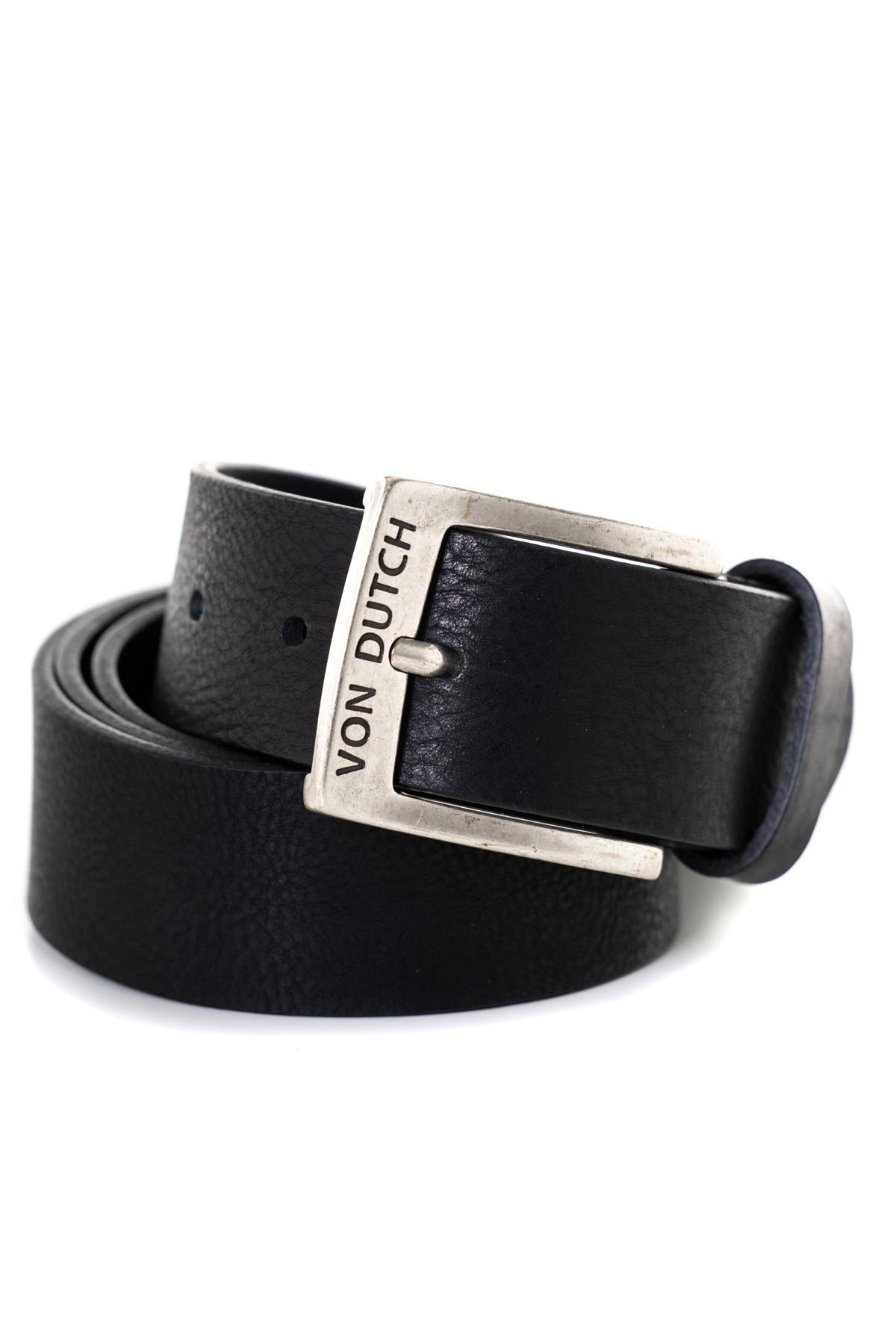 Cintura In Pelle SDV Uomo, Larghezza 40 Mm, Vera Pelle Cerata