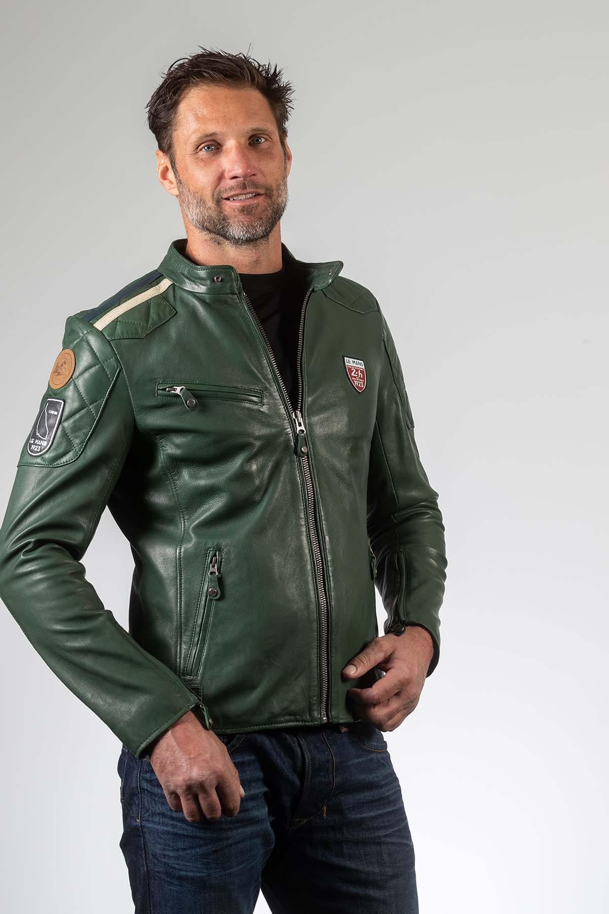 Giacche Uomo 24h Le Mans DUFF SHEEP CROWN GREEN — vista 4