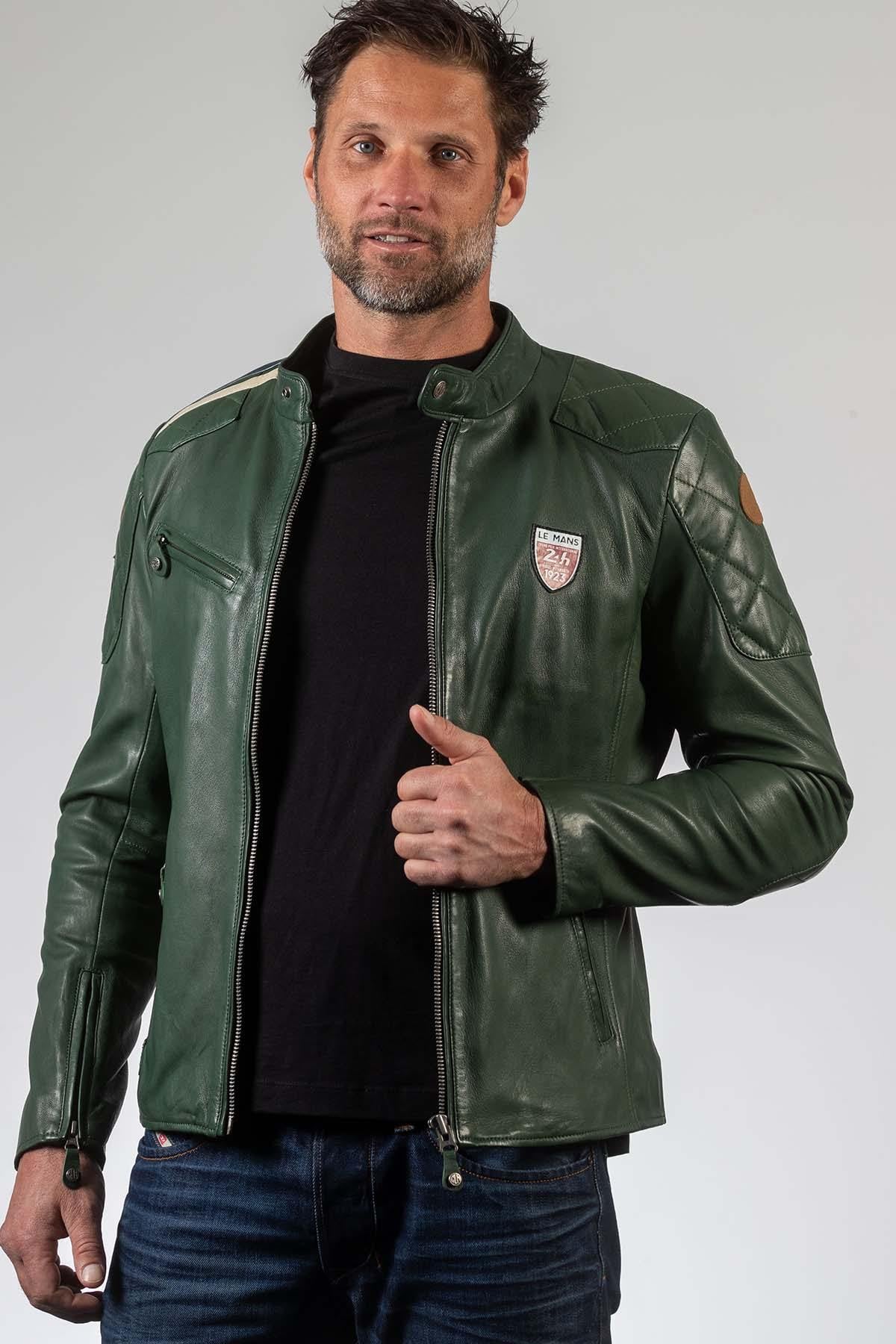 Giacche Uomo 24h Le Mans DUFF SHEEP CROWN GREEN — vista 3