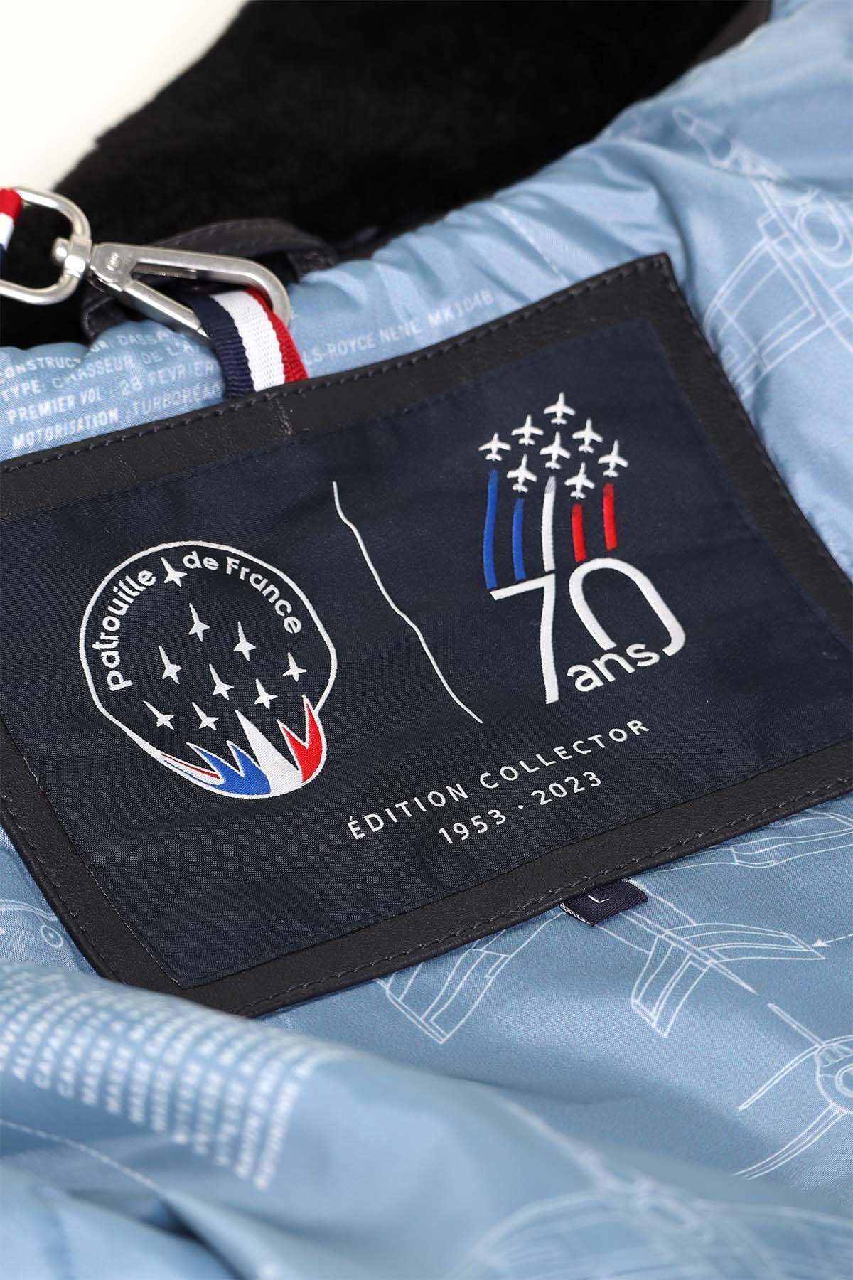 Giacche Uomo Patrouille De France OFFICIAL 70 ALPHA DARK NAVY — vista 6