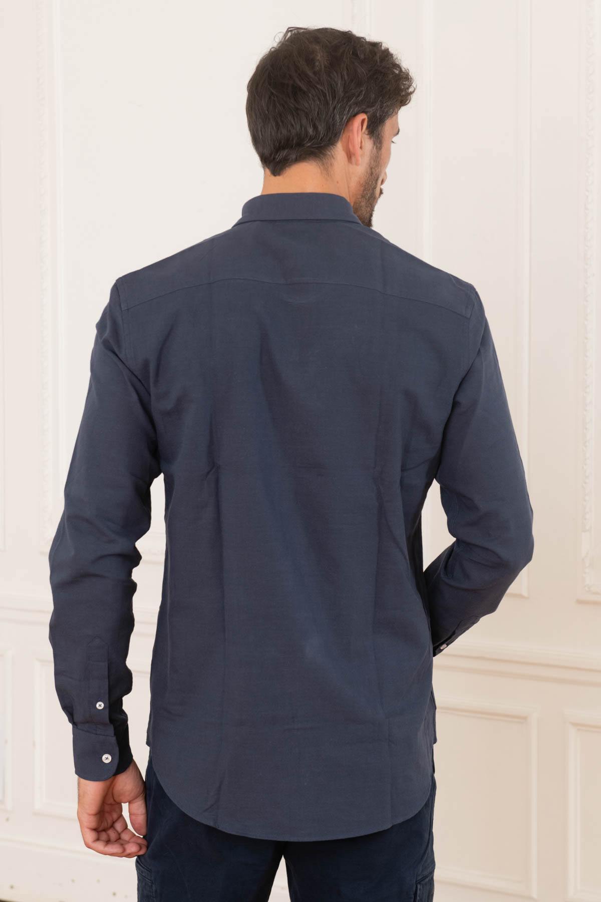 Maglione/felpa Uomo Aeronautica Militare CA1237CT3213 OXFORD BLUE — vista 3