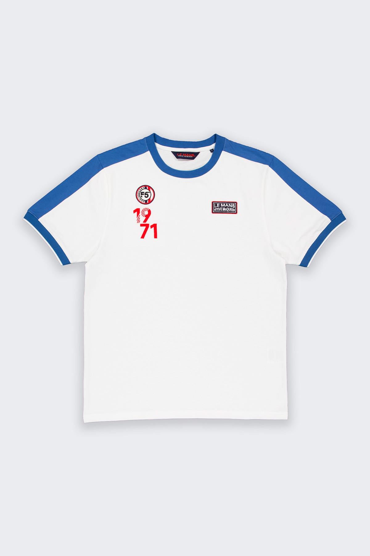 T-shirt Uomo Steve Mcqueen TEE SHIRT SMQ TSM02-002 OFF WHITE — vista 5