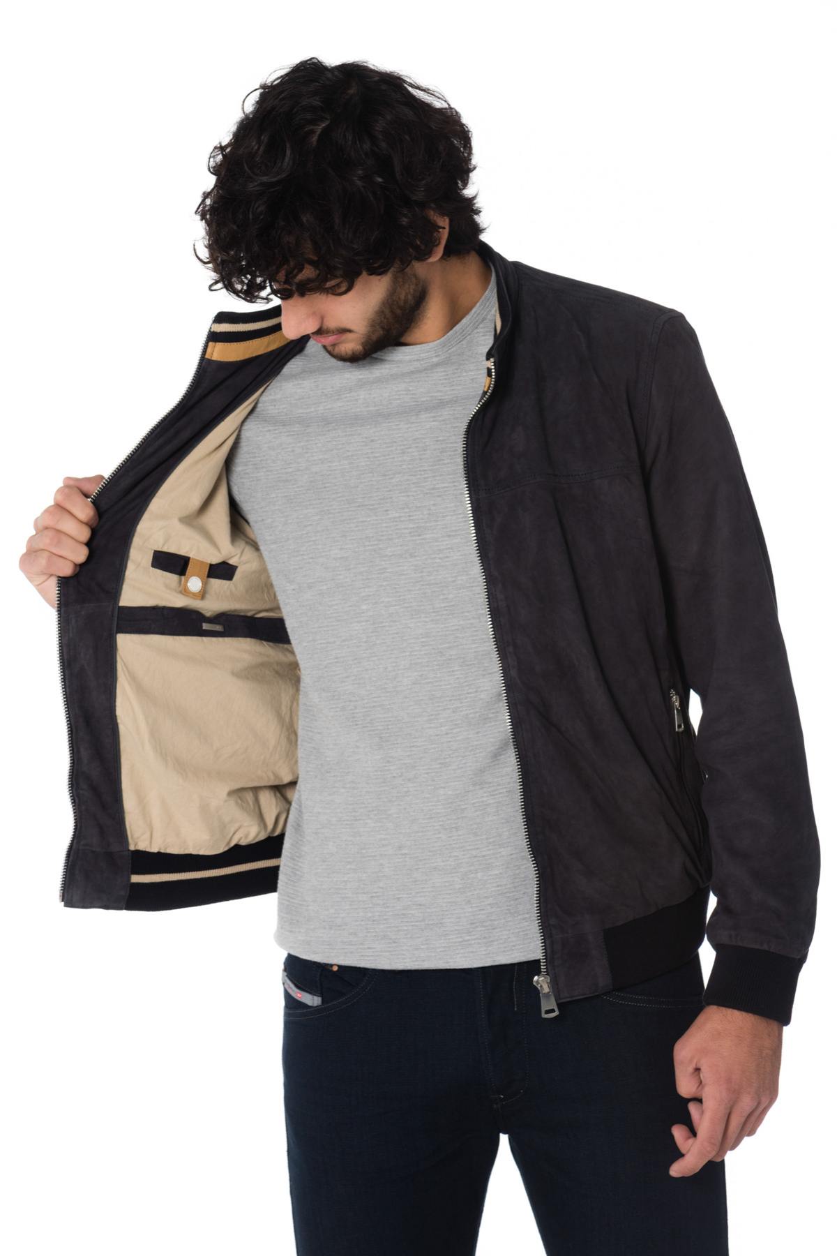 Chaqueta Hombre Cityzen ERIDAN GOAT SUEDE NAVY ZZ40 — vista 8