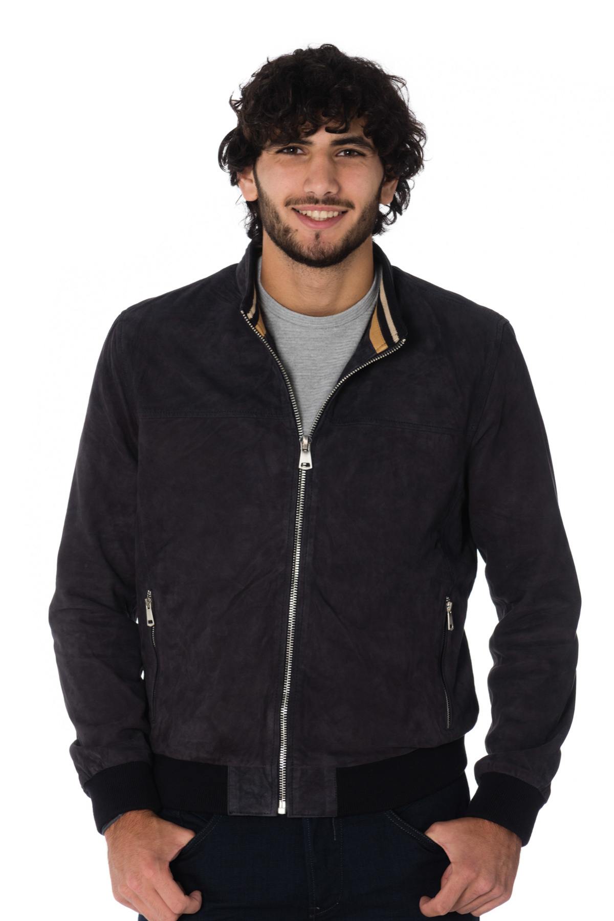 Chaqueta Hombre Cityzen ERIDAN GOAT SUEDE NAVY ZZ40 — vista 1