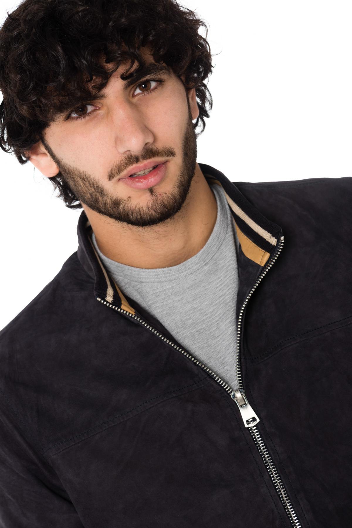 Chaqueta Hombre Cityzen ERIDAN GOAT SUEDE NAVY ZZ40 — vista 5