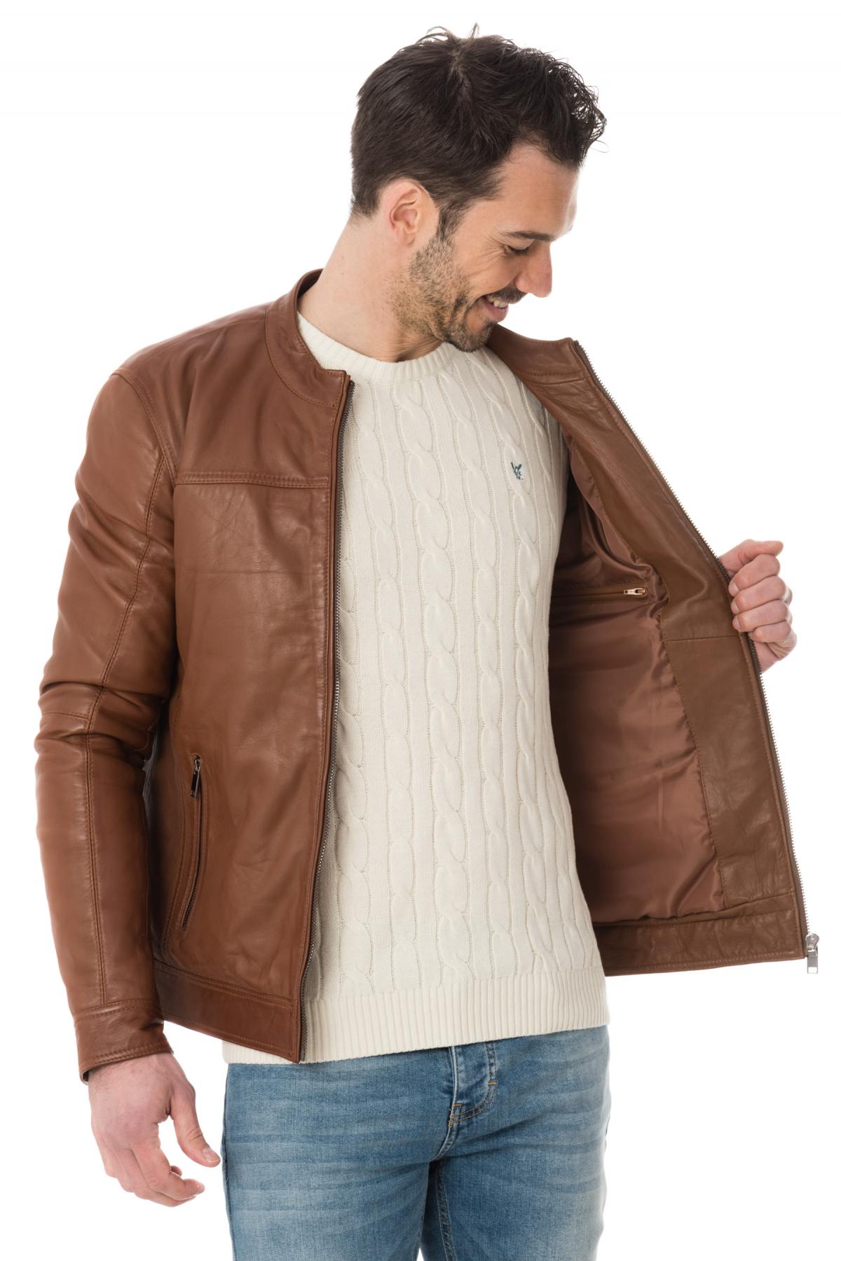 Herren Jacke Cityzen SAN DIEGO COGNAC — Ansicht 4