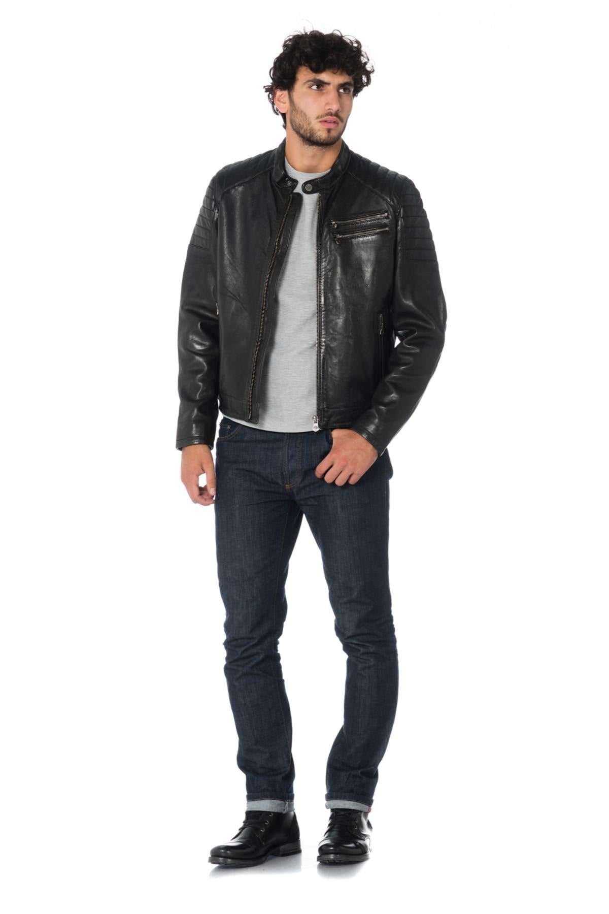 Chaqueta Hombre Daytona STARGET LAMB PAOLO BLACK — vista 2