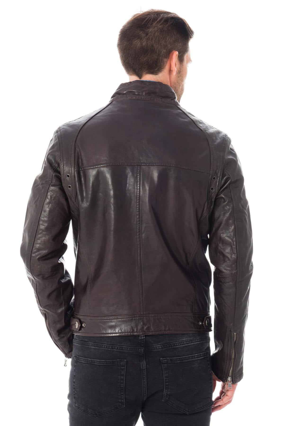 Blouson Homme Daytona DUSTIN SHEEP TIGER REDISH BROWN — vue 5