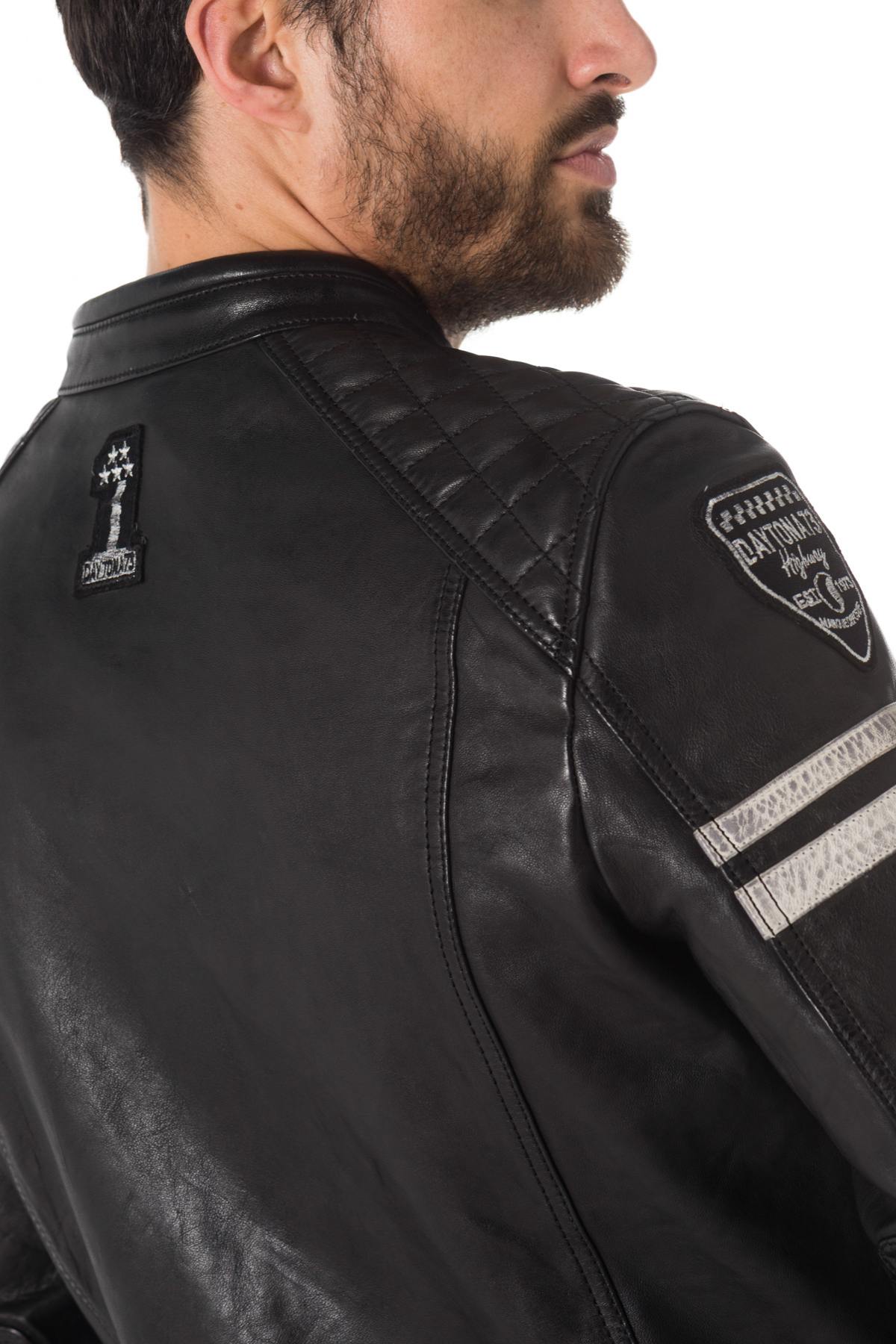 Blouson Homme Daytona WALKER SHEEP ATLAS BLACK — vue 4