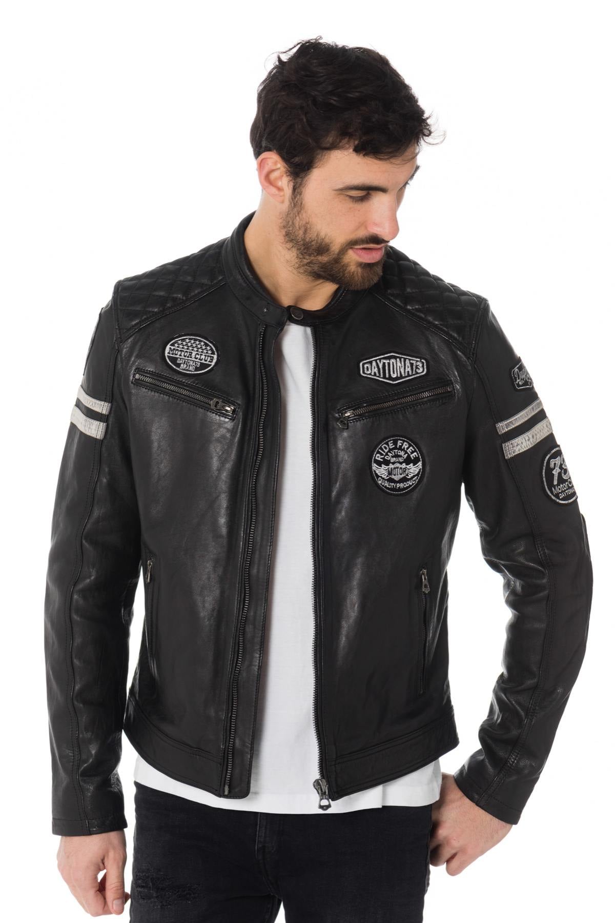 Blouson Homme Daytona WALKER SHEEP ATLAS BLACK — vue 3