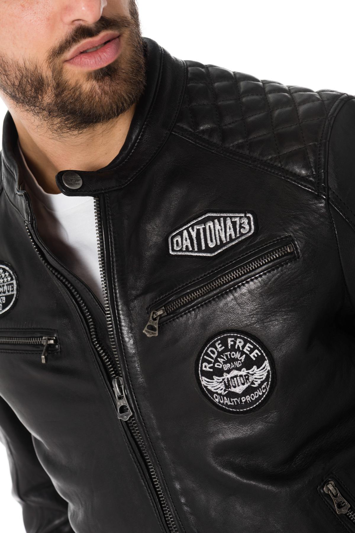 Blouson Homme Daytona WALKER SHEEP ATLAS BLACK — vue 5