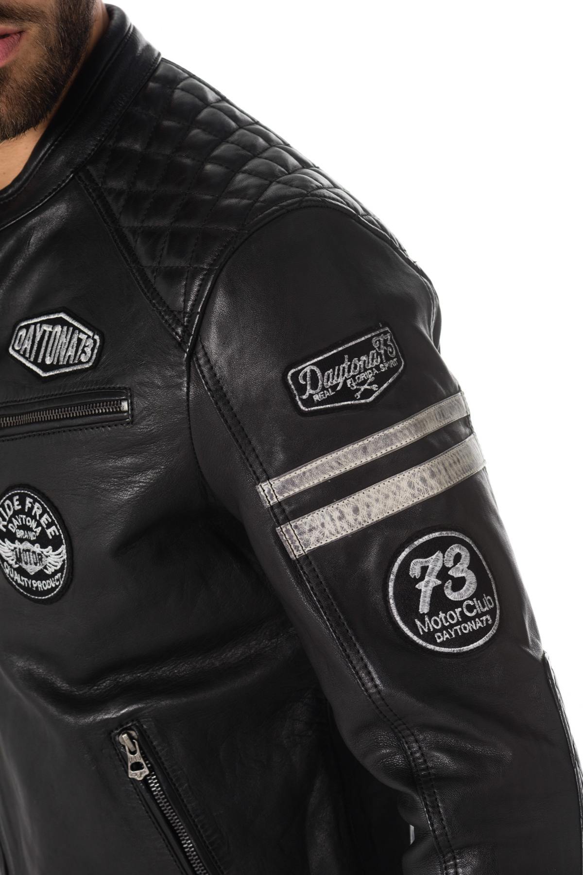 Blouson Homme Daytona WALKER SHEEP ATLAS BLACK — vue 6