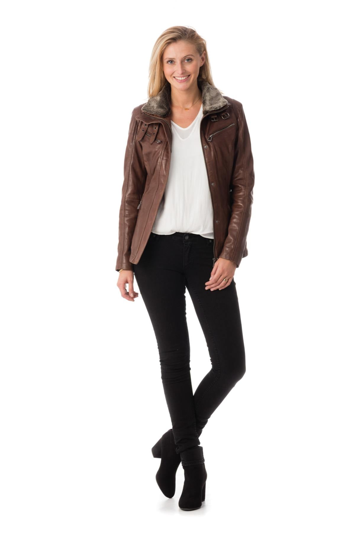Giacche Donna Rose Garden GEMMA SHEEP AOSTA BISON — vista 2