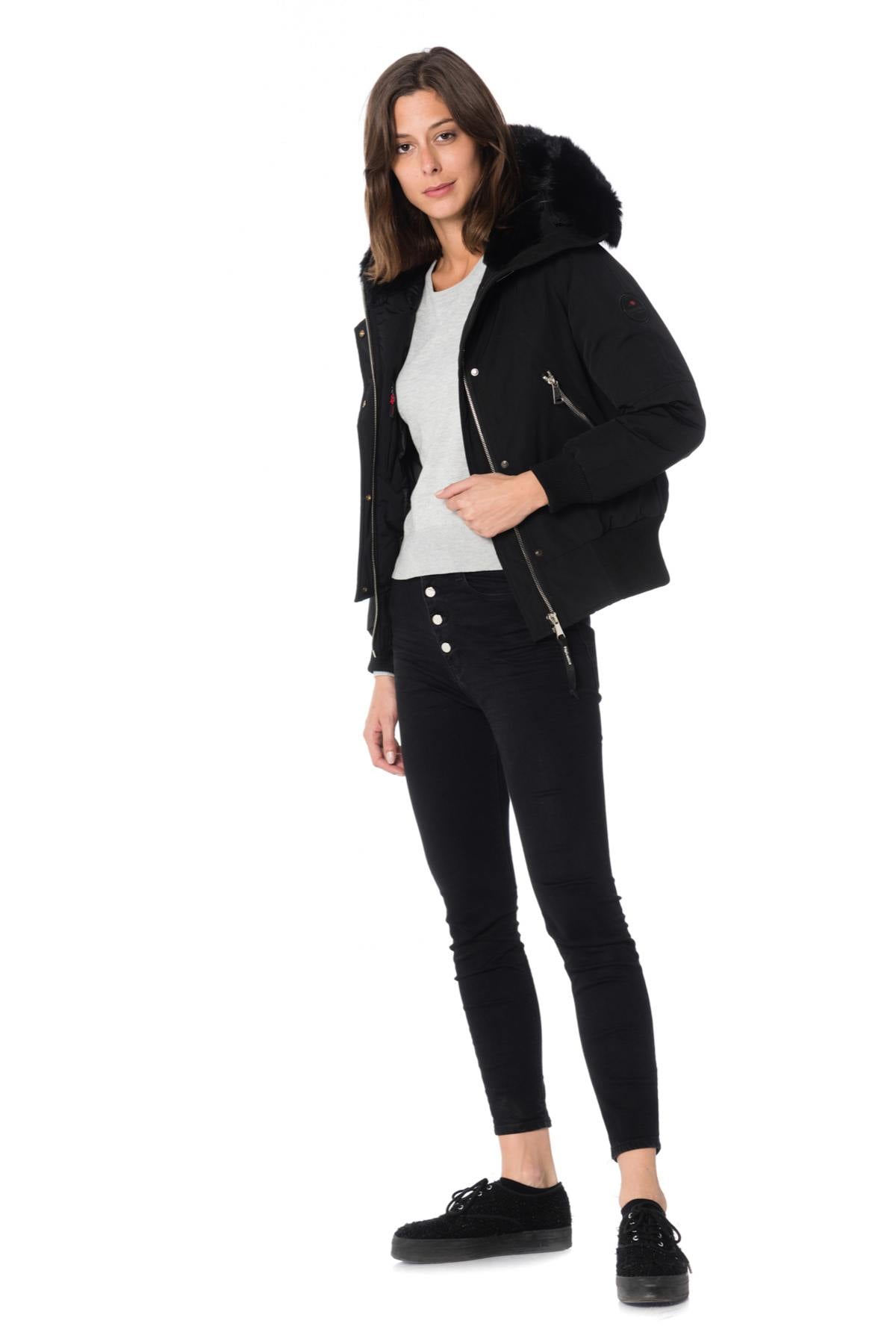 Chaqueta Mujeres Helvetica Mountain Pioneers JURA WOMEN DARK EDITION BLACK — vista 2