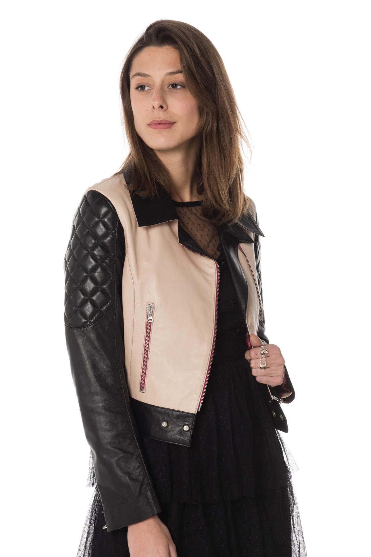 Damen Jacke Jn Llovet CARACAS TAUPE/BLACK — Ansicht 4