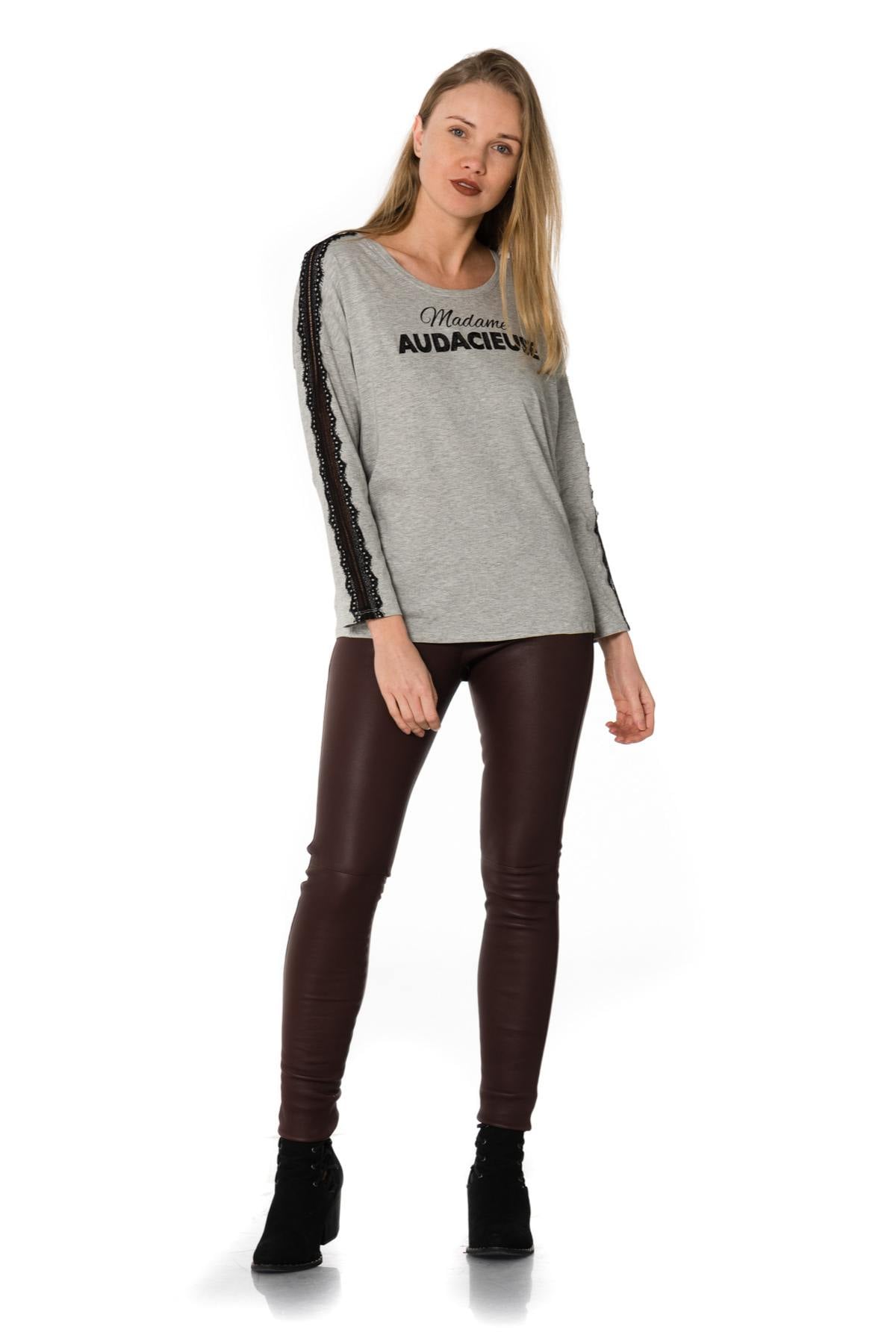 Jersey/sudadera Mujeres Kaporal BURO MEDIUM GREY MEL — vista 3