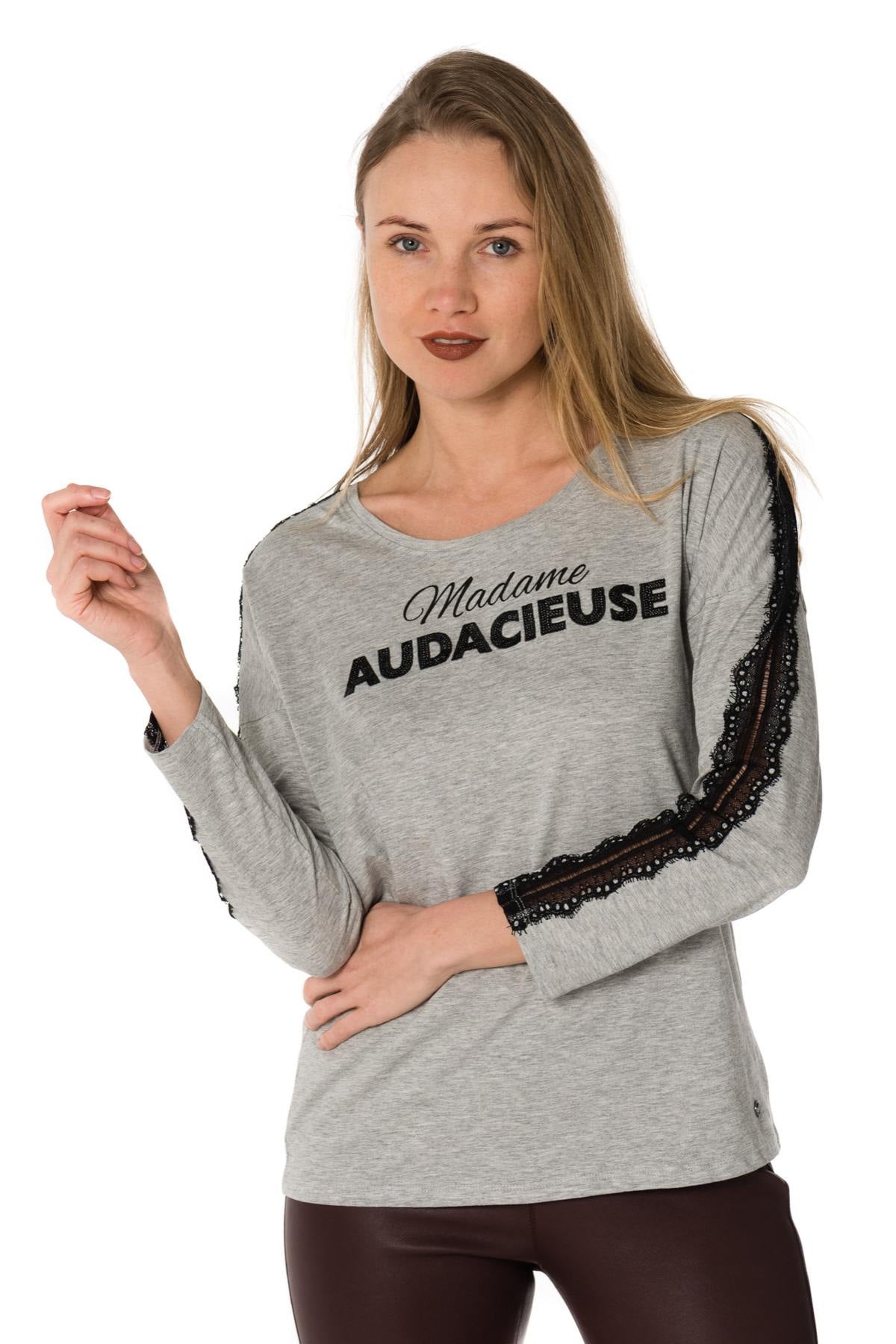 Jersey/sudadera Mujeres Kaporal BURO MEDIUM GREY MEL — vista 4
