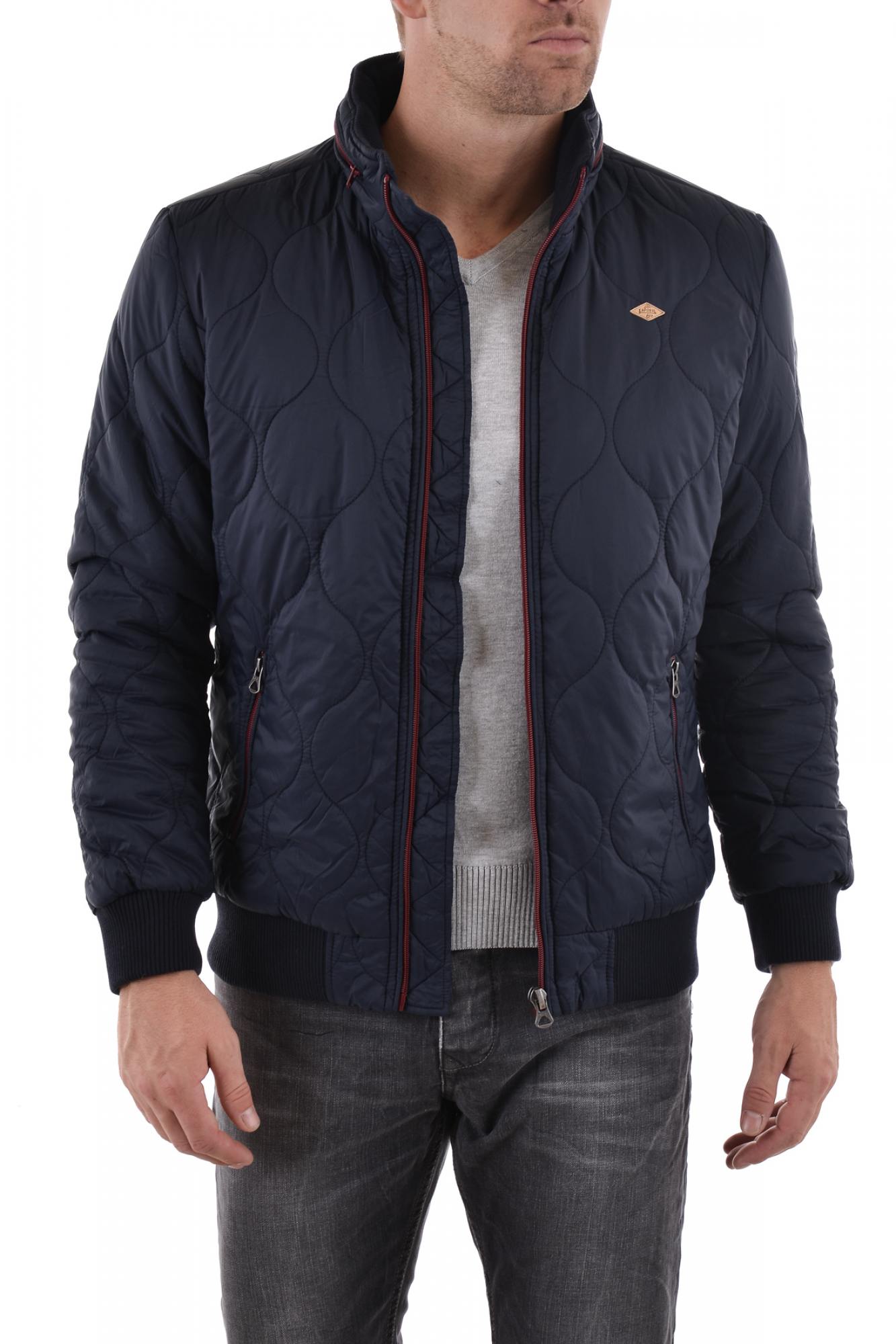 Blouson Homme Kaporal FAKI NAVY - Cuir-city.com