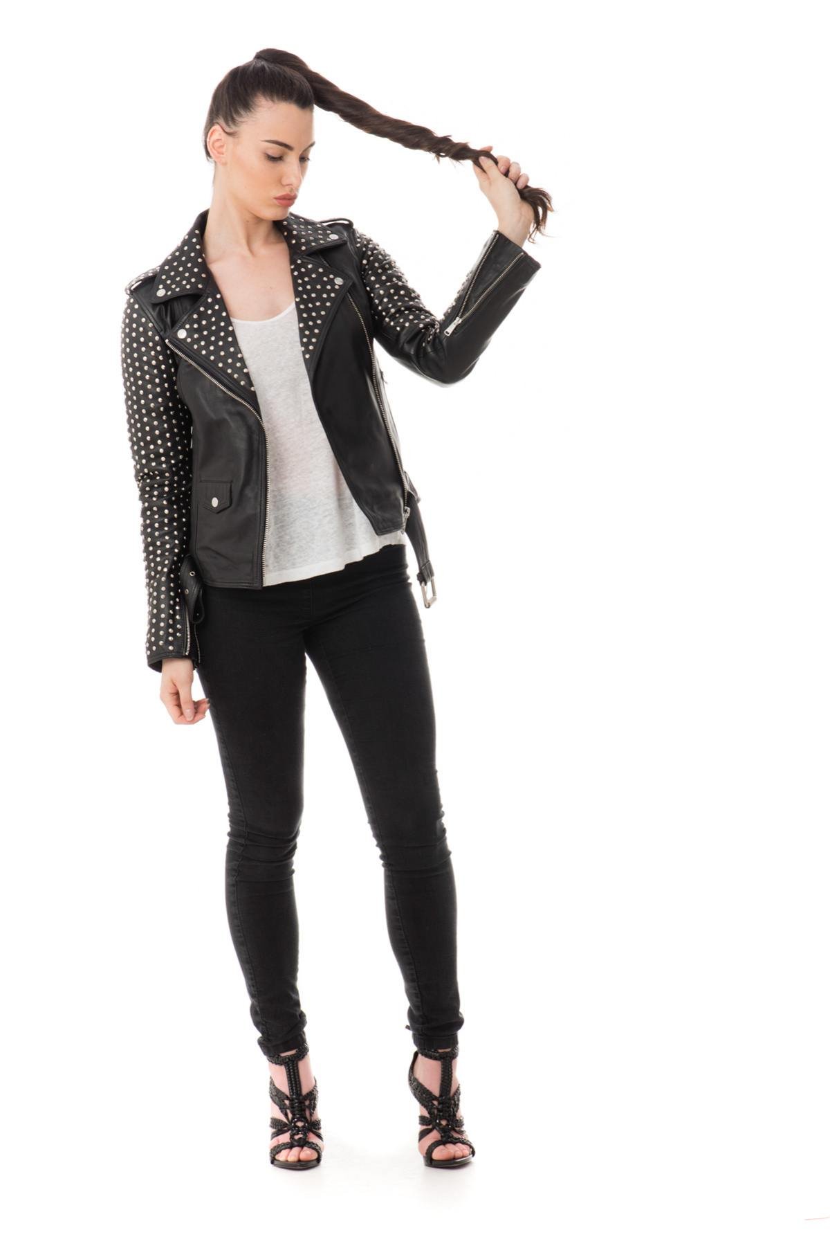 blouson-femme-ladc-diane-black-stud-cuir-city