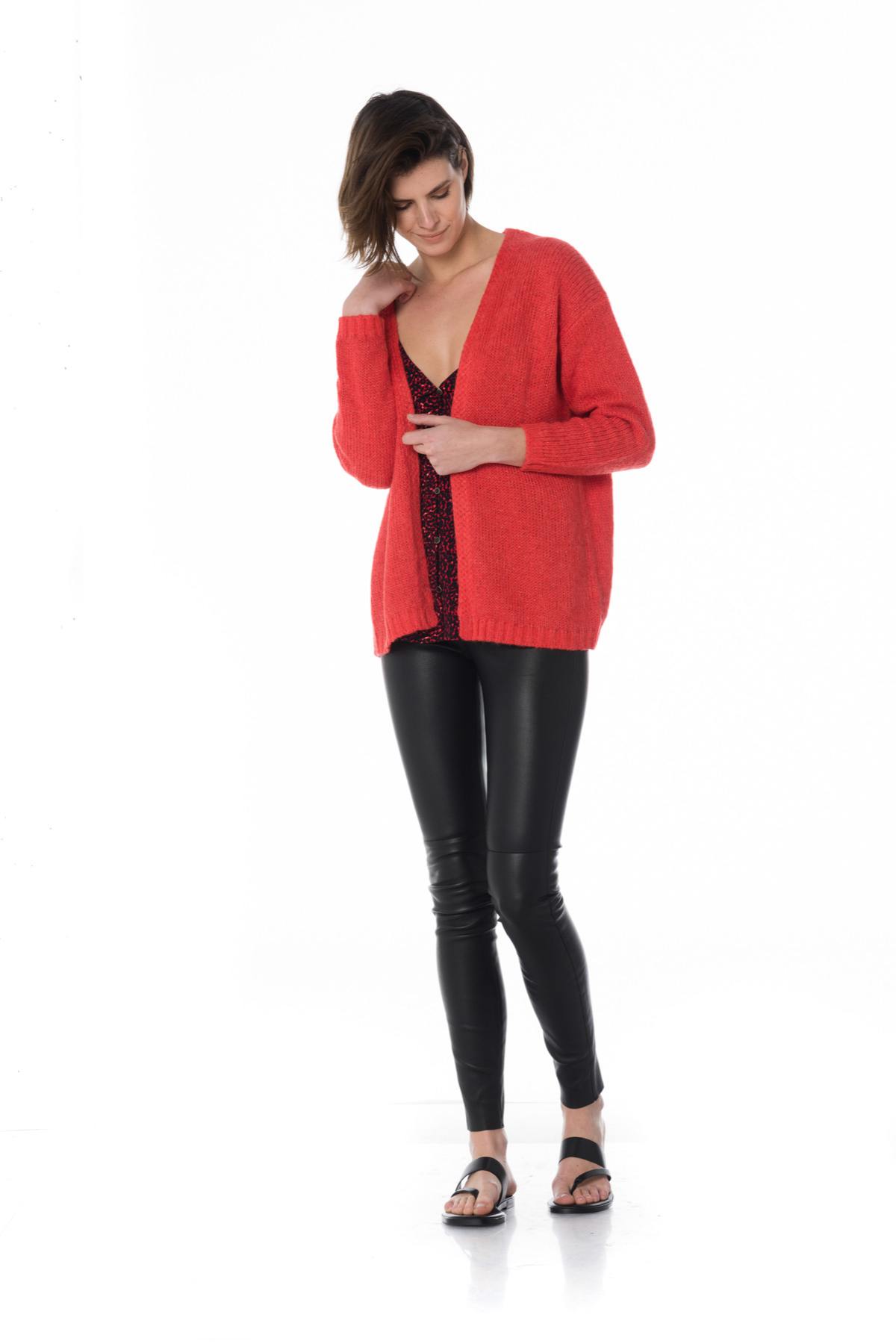 Damen Weste La Petite étoile SUZIE ROUGE VERMILLON — Ansicht 2