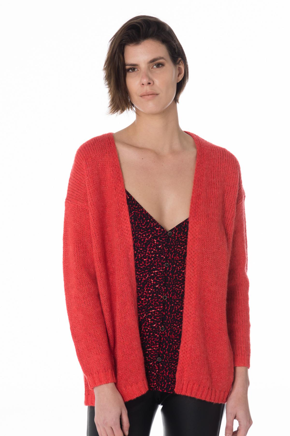 Damen Weste La Petite étoile SUZIE ROUGE VERMILLON — Ansicht 1