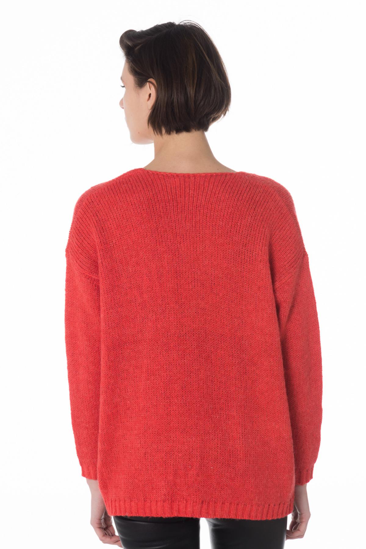 Damen Weste La Petite étoile SUZIE ROUGE VERMILLON — Ansicht 3