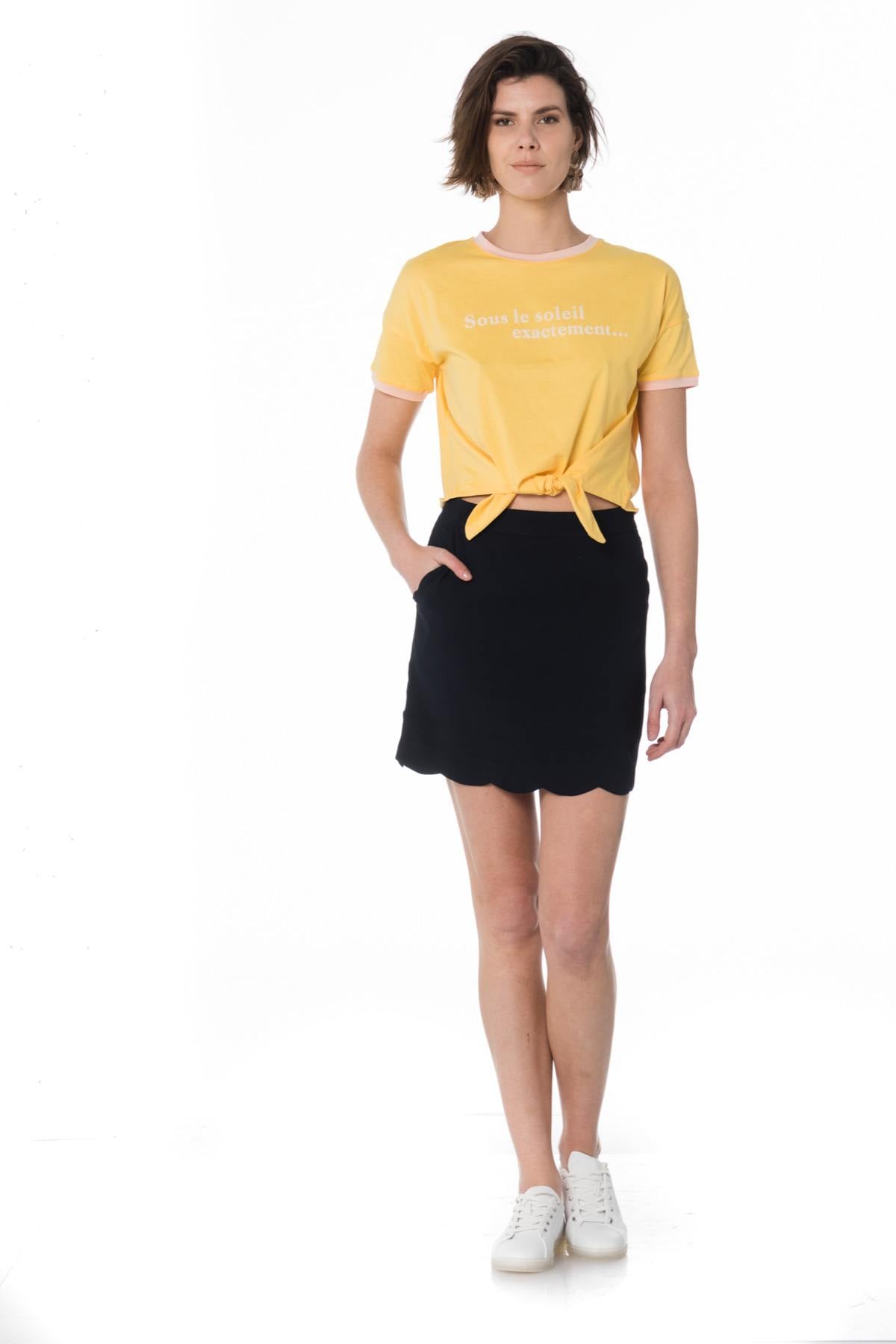 T-shirt Donna La Petite étoile JUNON JAUNE — vista 2