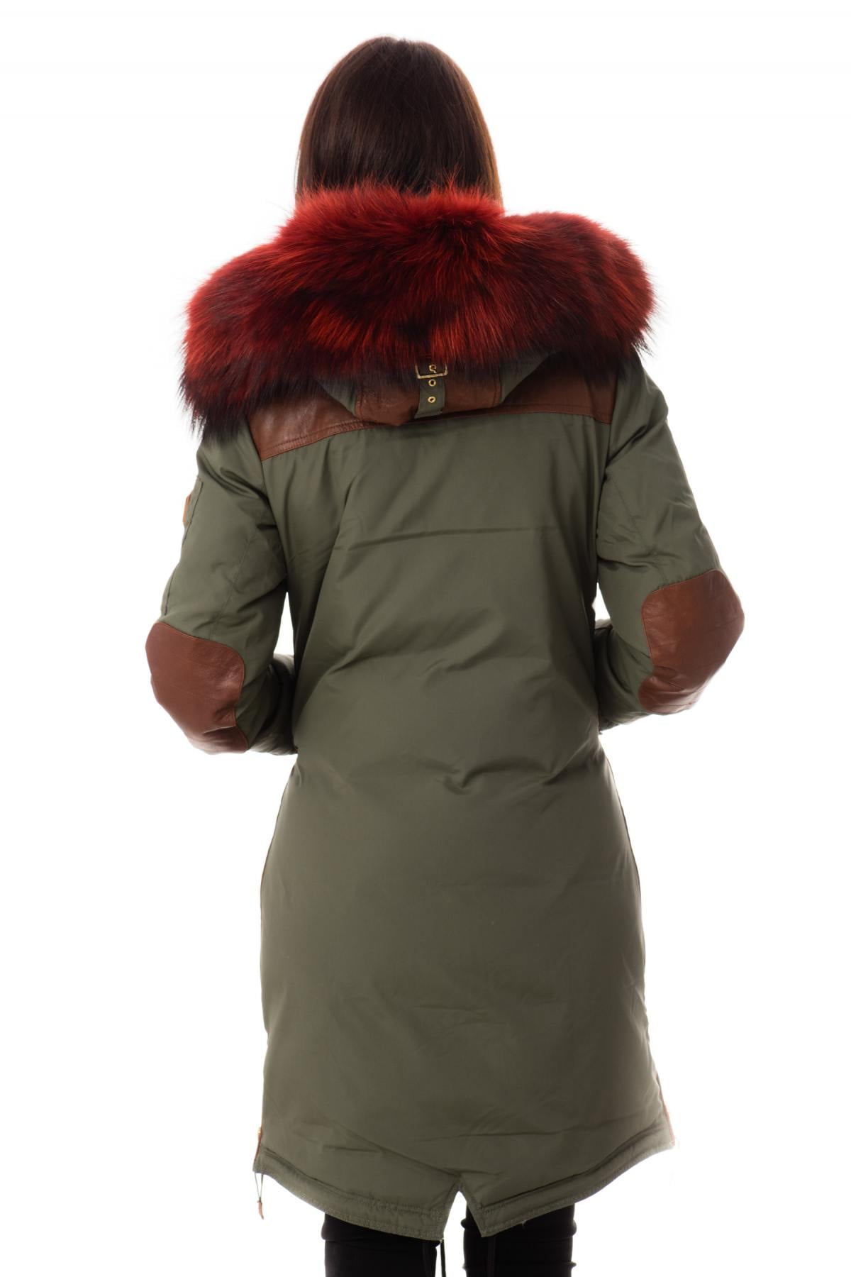 Giacche Donna Nicole Benisti BRERA ARMY RED ZZ50 — vista 4