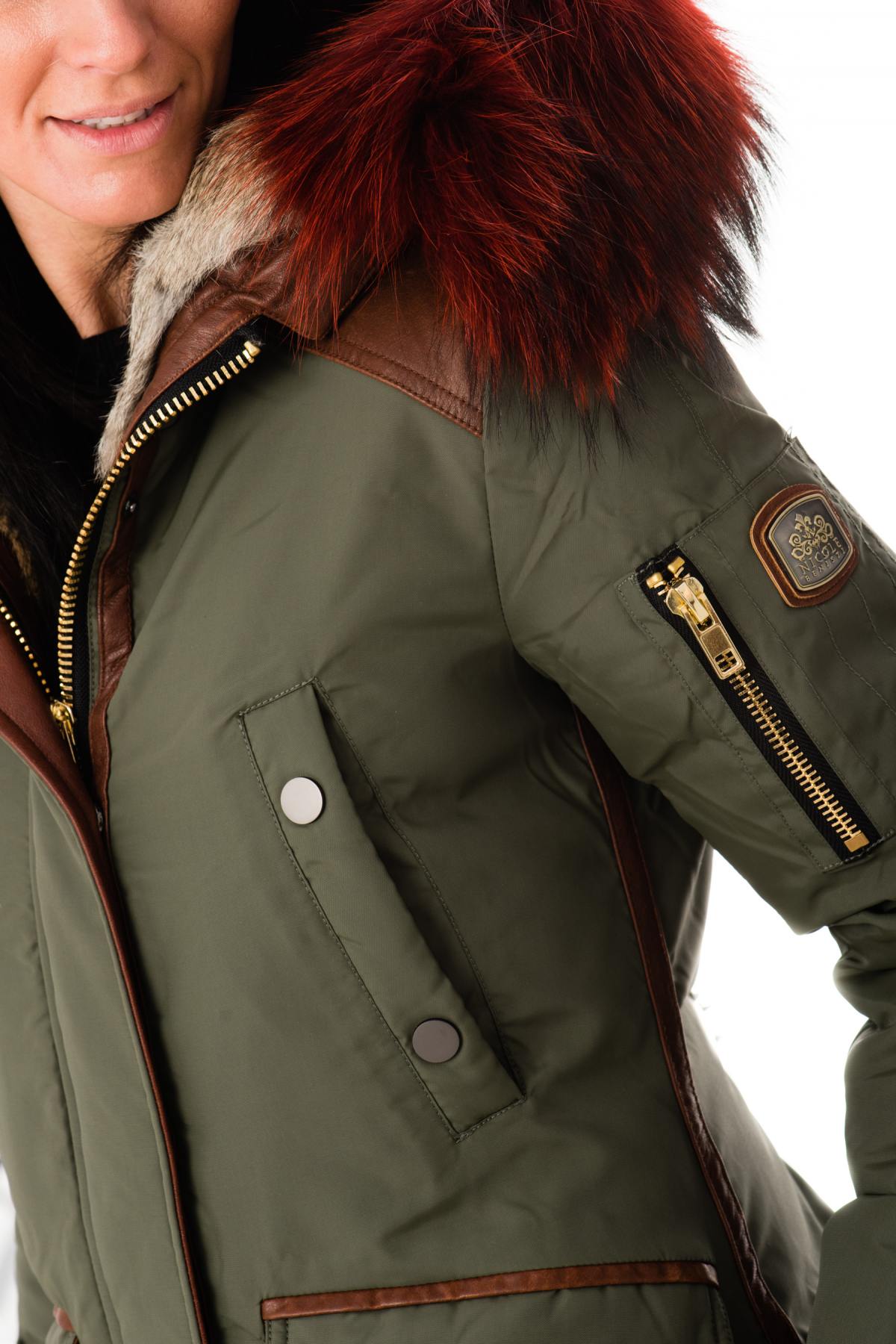 Giacche Donna Nicole Benisti BRERA ARMY RED ZZ50 — vista 6