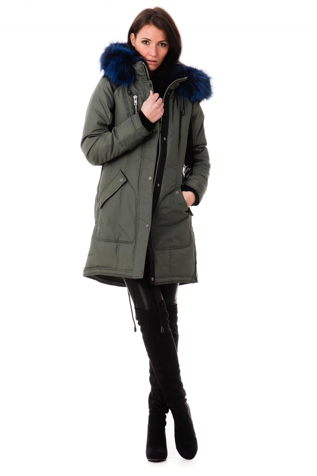 Chaqueta Mujeres Nicole Benisti CHELSEA MILITARY BLUE ZZ50 — vista 2