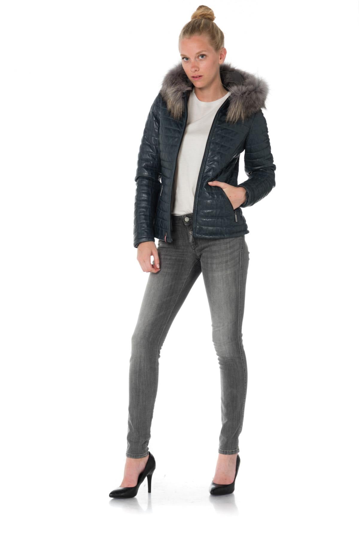 Chaqueta Mujeres Oakwood HAPPY BLEU 531 ZZ — vista 2