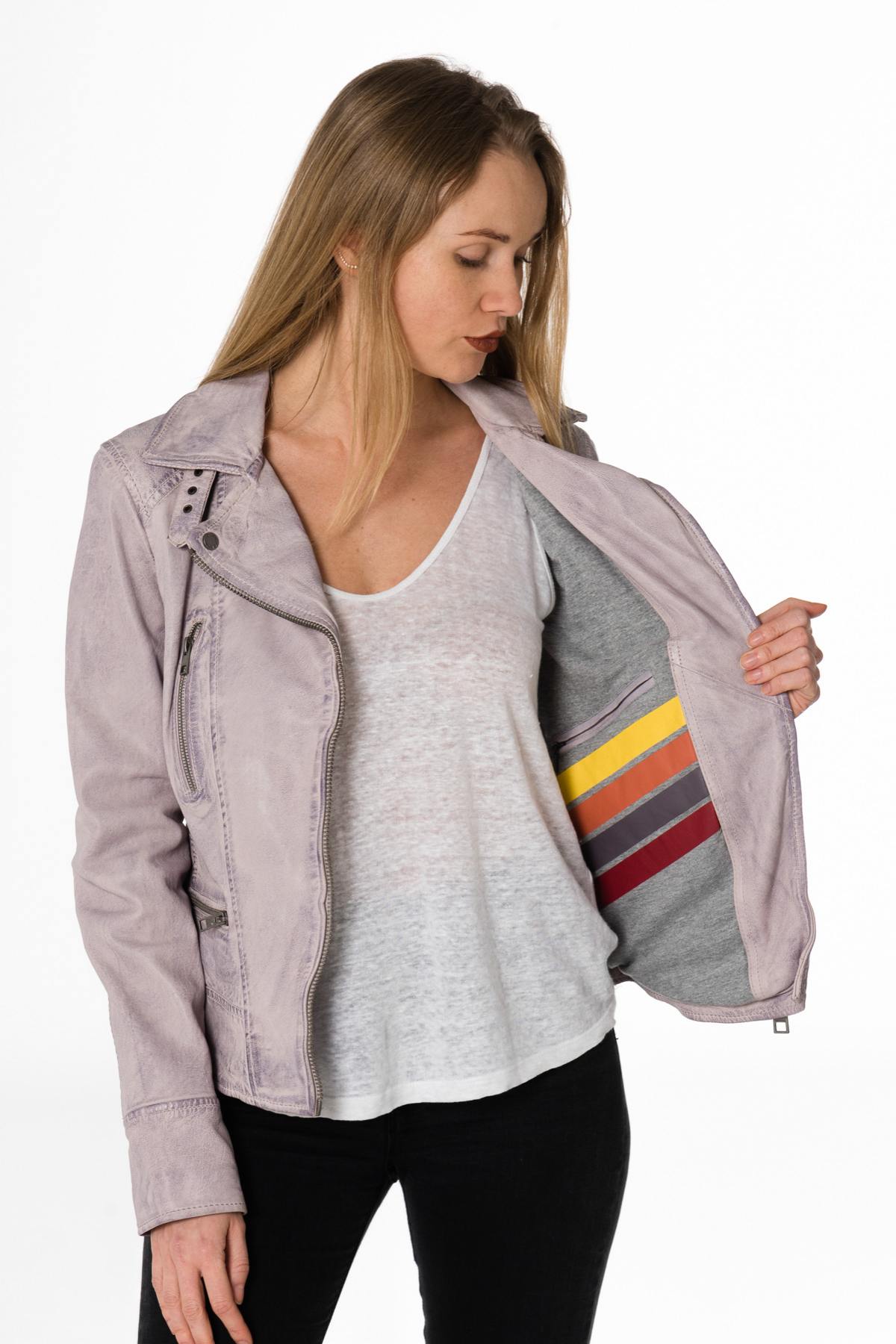 Blouson Femme Oakwood VIDEO MAUVE 632 — vue 6