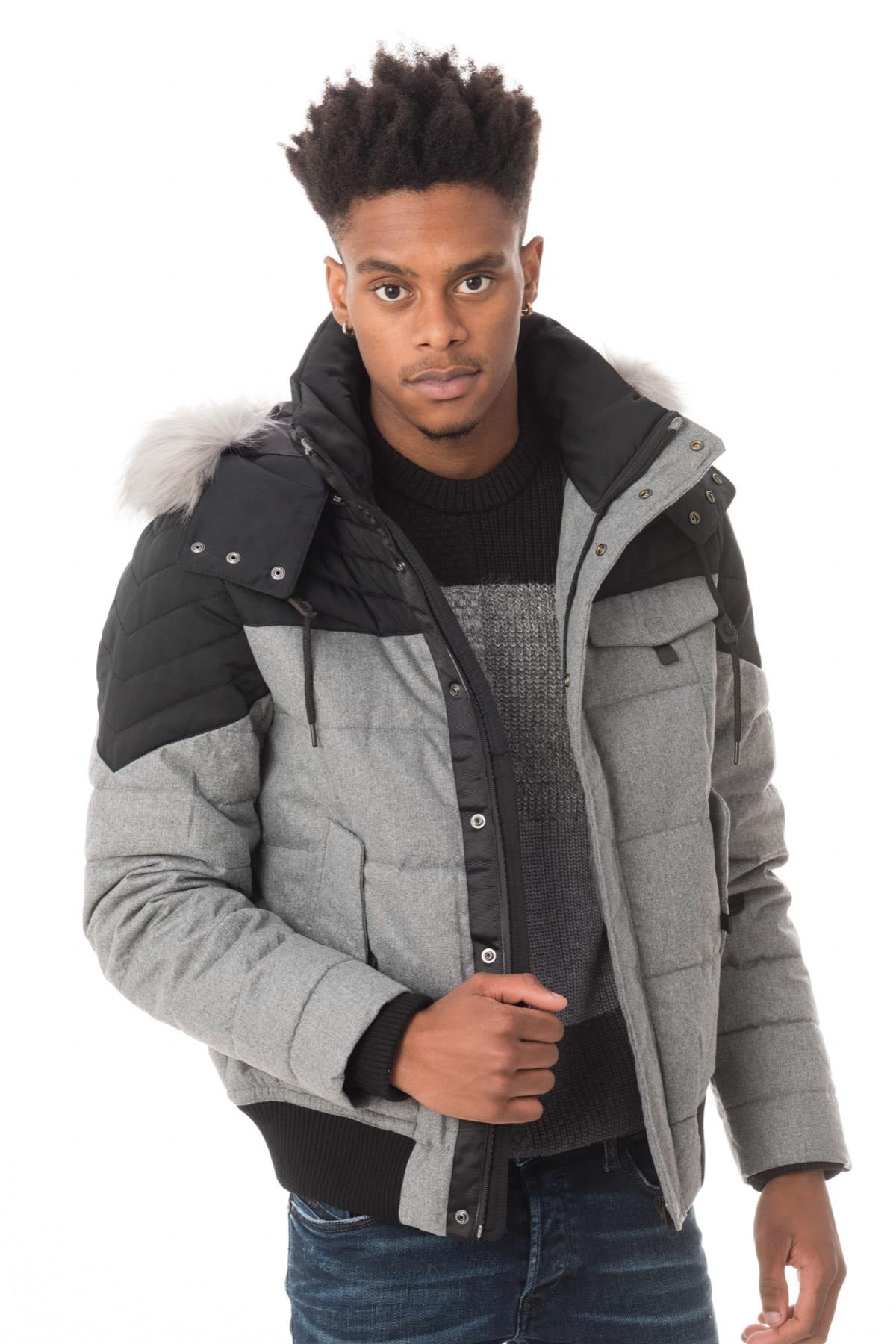 Herren Jacke Redskins FLAKE GREY/BLACK — Ansicht 1